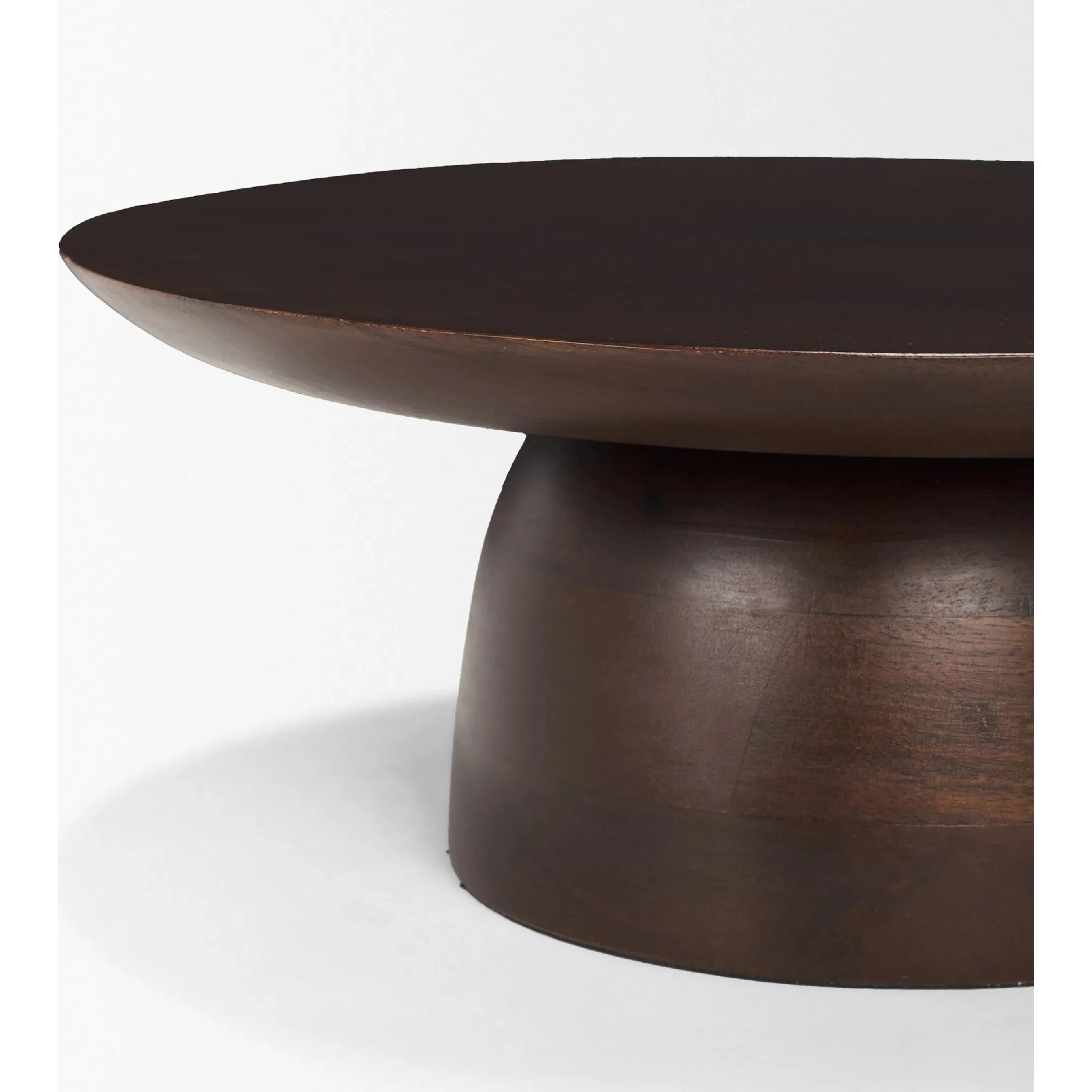 Sadira Mid-Dark Brown Round Riser - Image 3