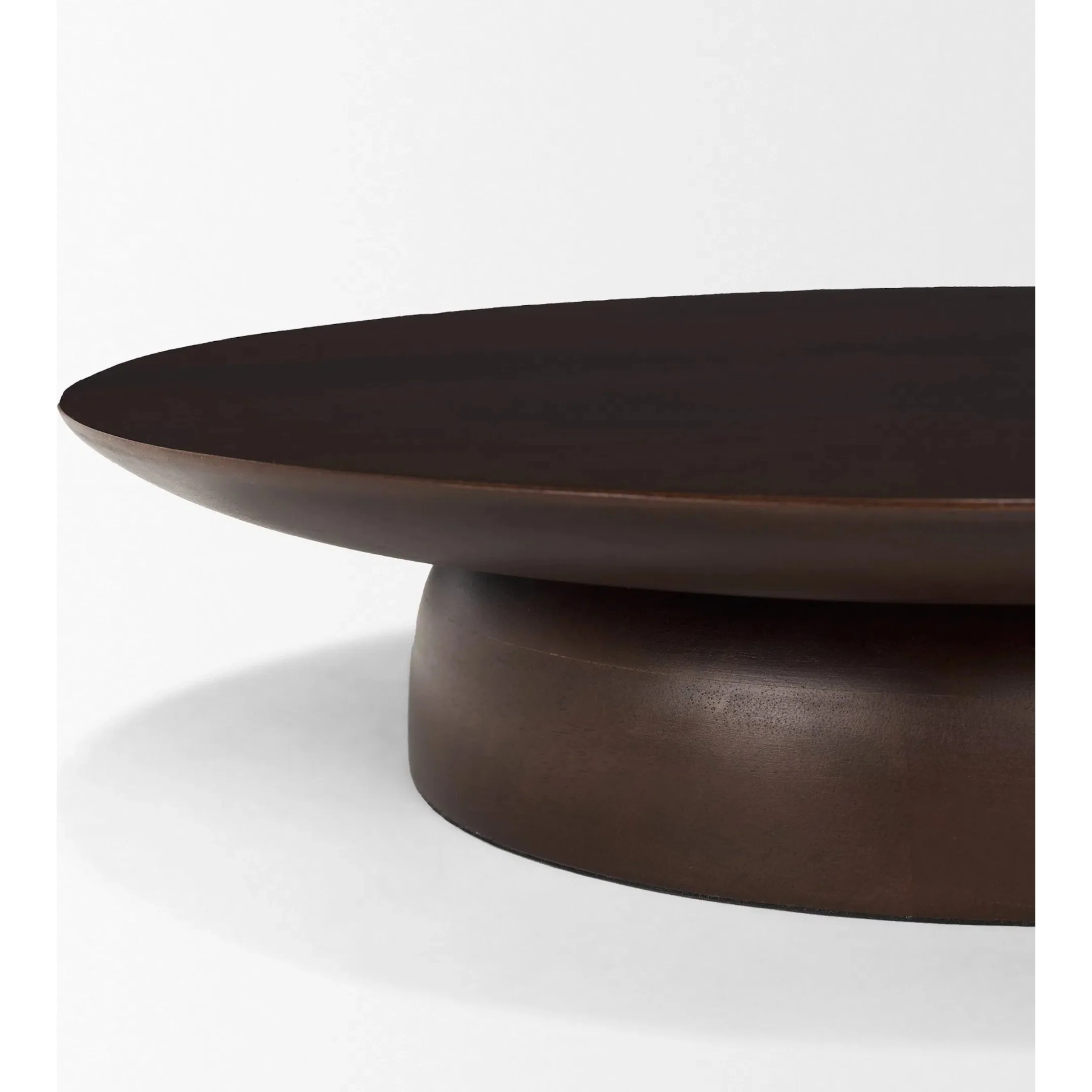 Sadira Mid-Dark Brown Round Riser - Image 4