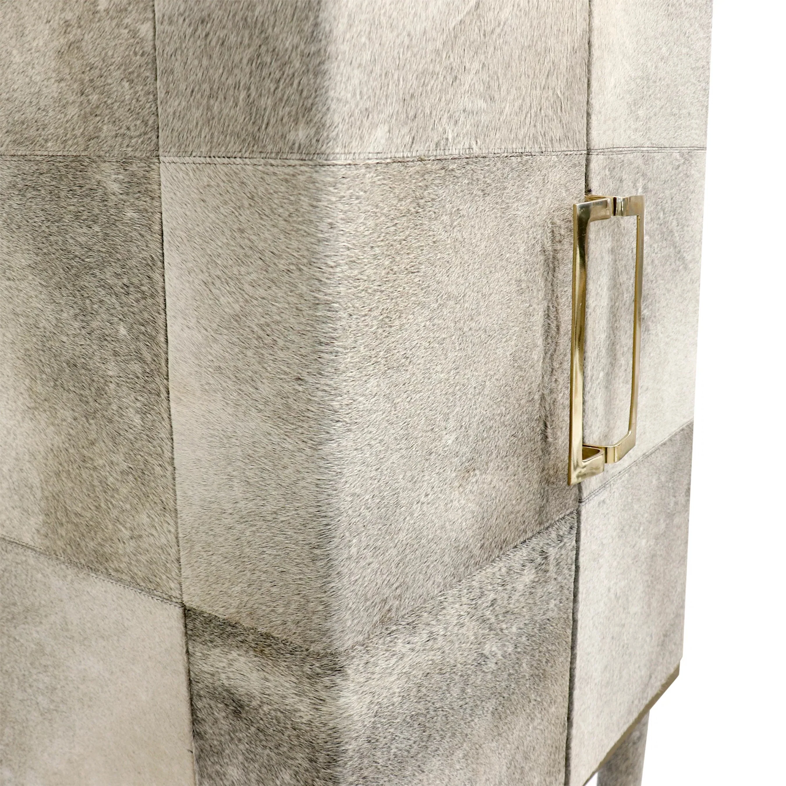 Safari Steel & Cowhide Cabinet - PGN-847 - Image 5