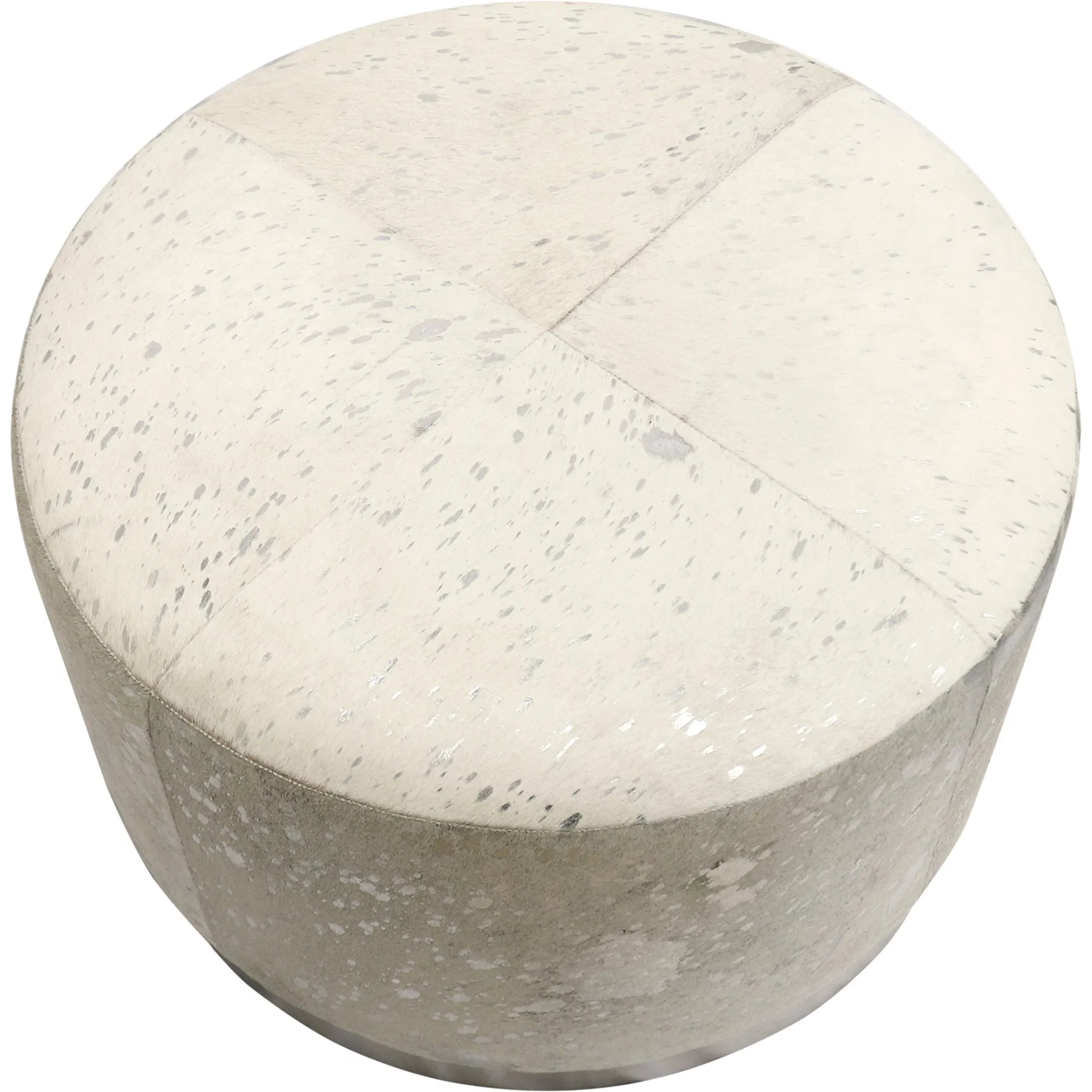 Safari Steel & Cowhide Ottoman - PGN-1318 - Image 2