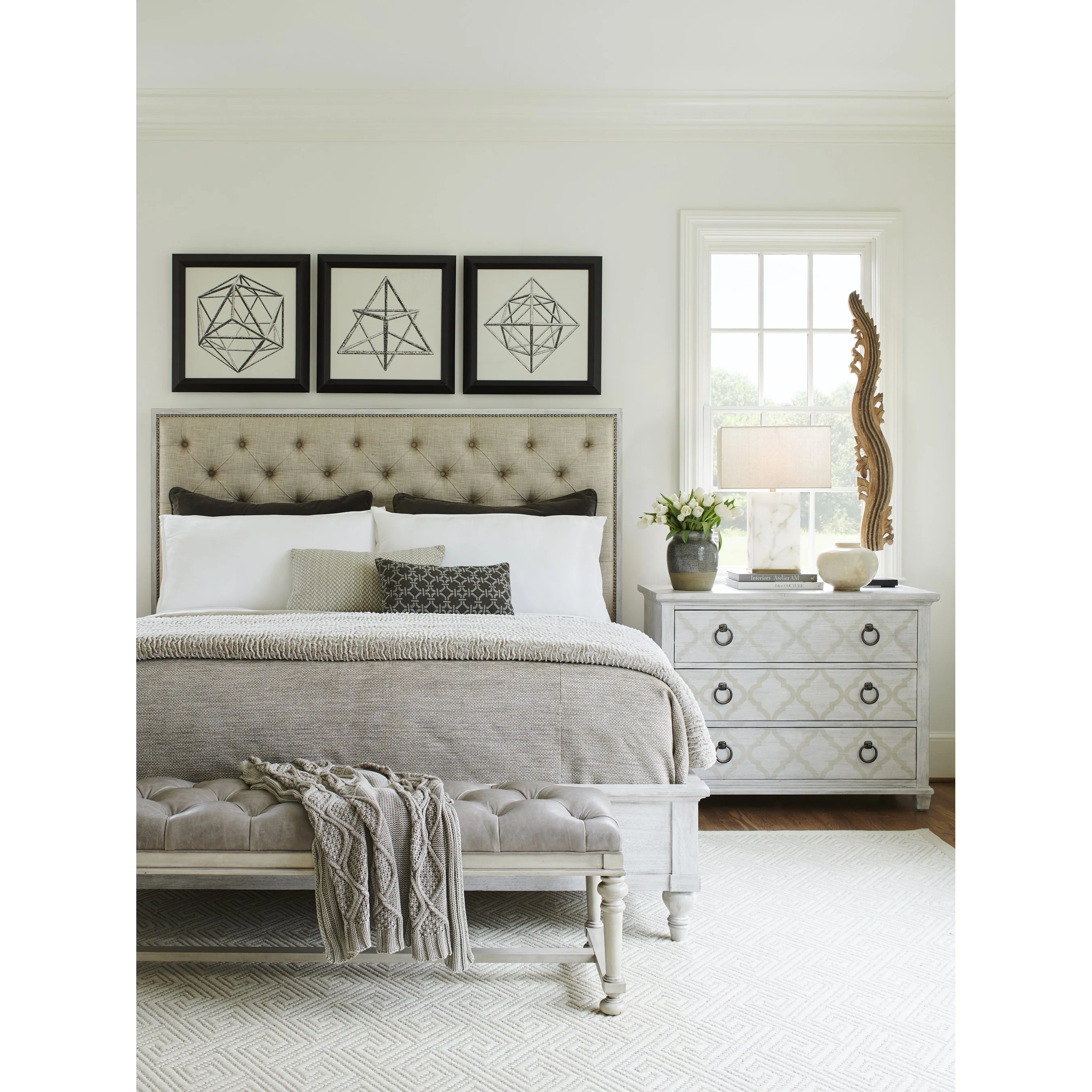 Sag Harbor Tufted Upholstered Bed - Image 5