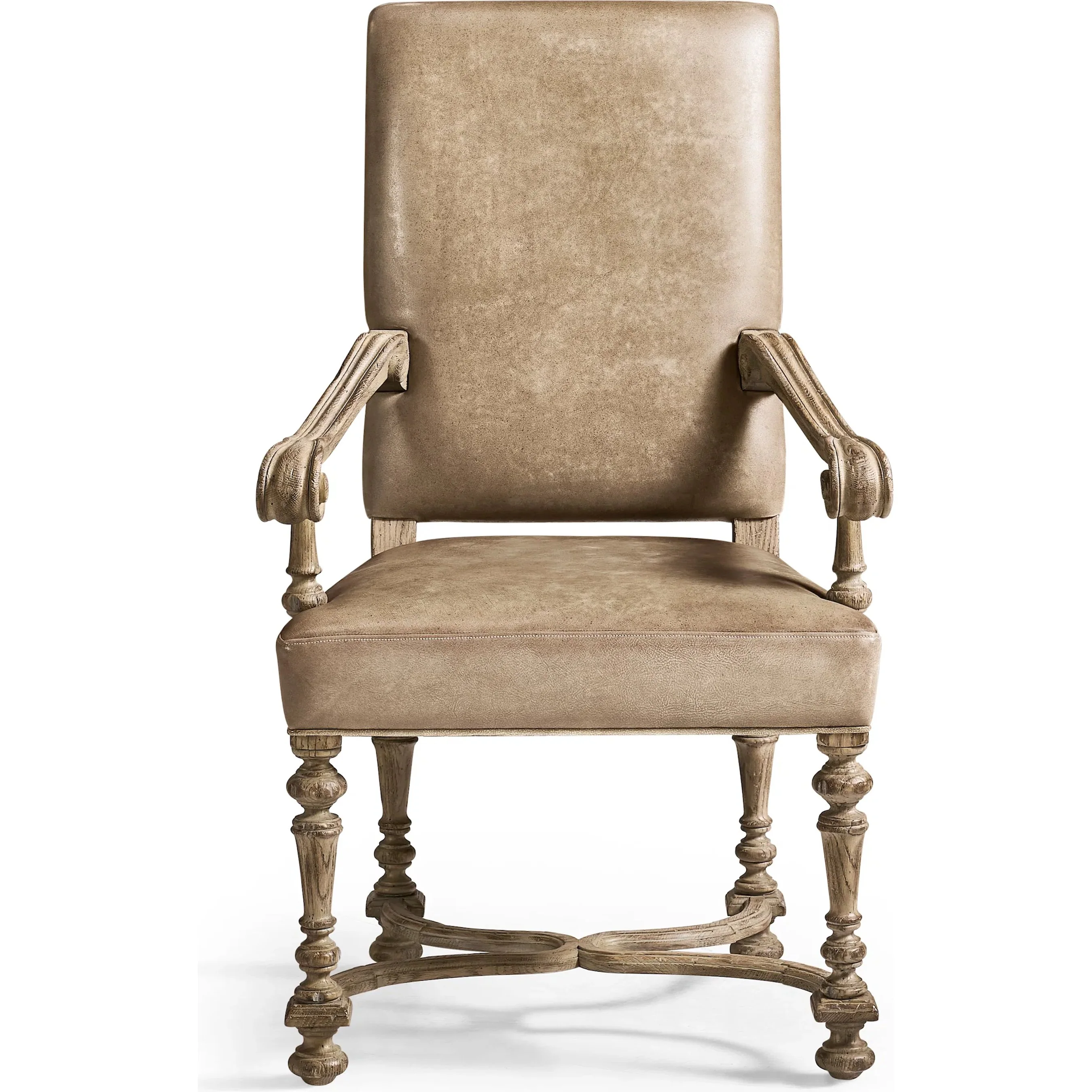 Sagehill Leather Arm Chair (Set of 2) - Image 2