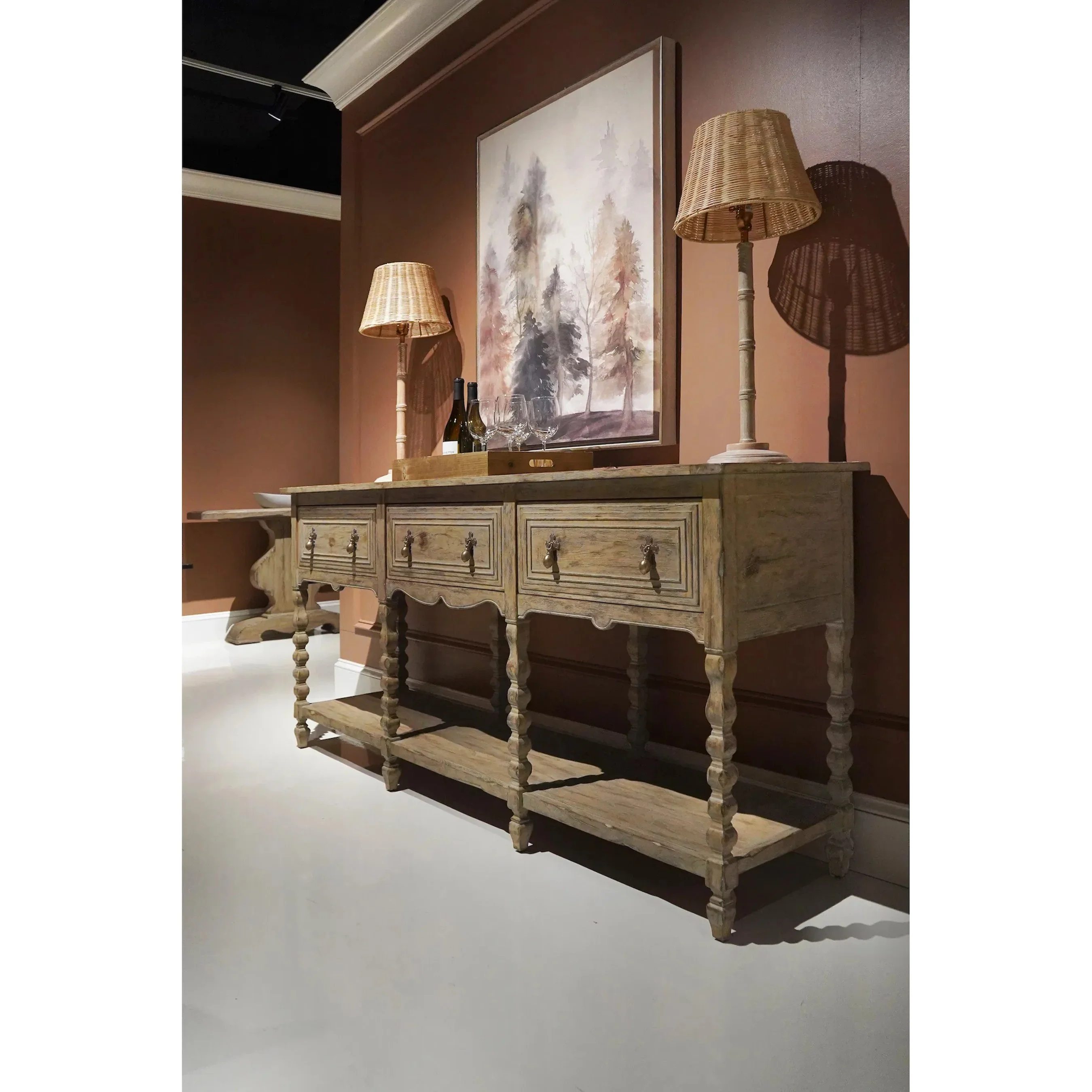 Sagehill Spindle-Leg Sideboard - Image 8