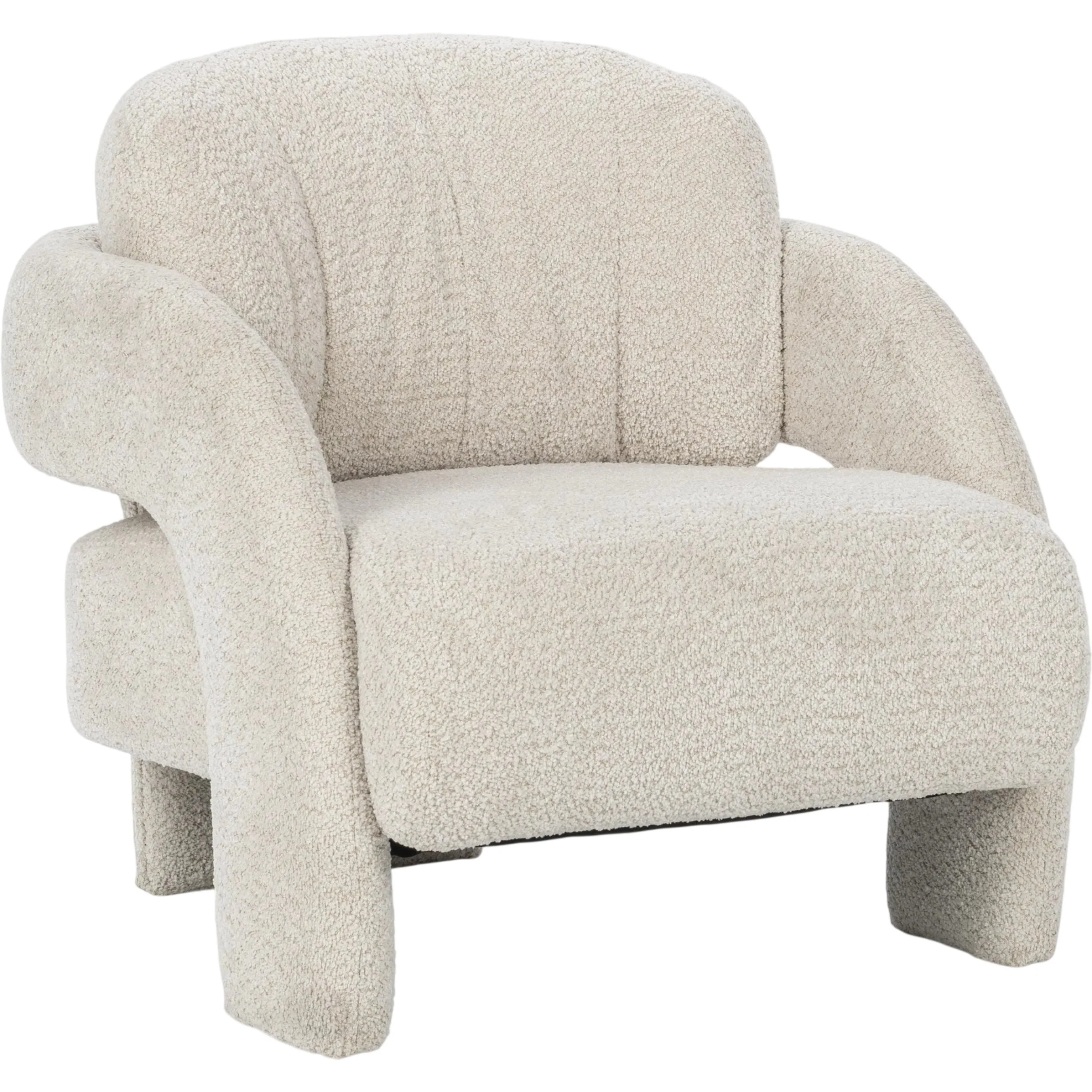 Salino Upholstered Fabric Lounge Accent Chair