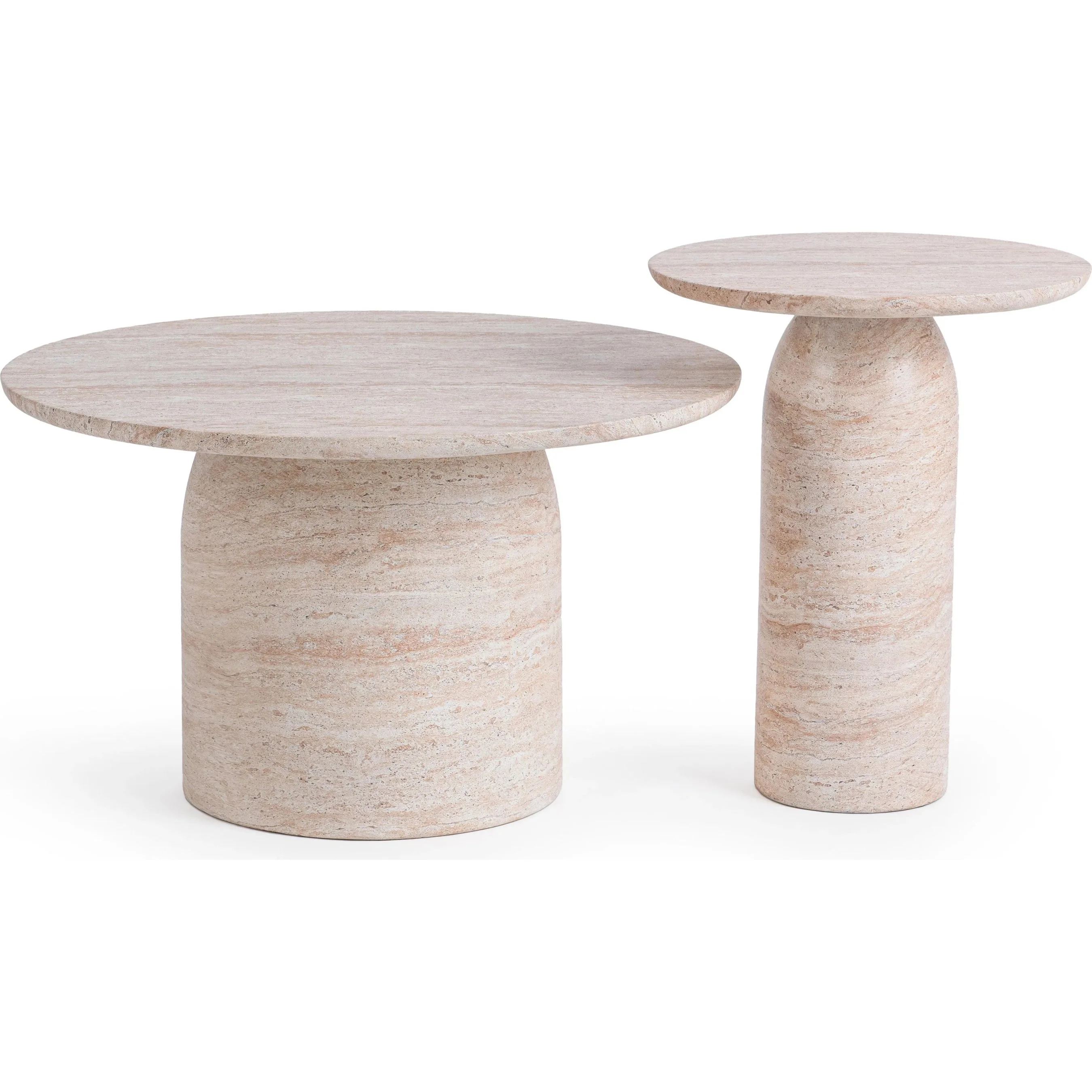 Sana Outdoor Concrete End Table - Image 2