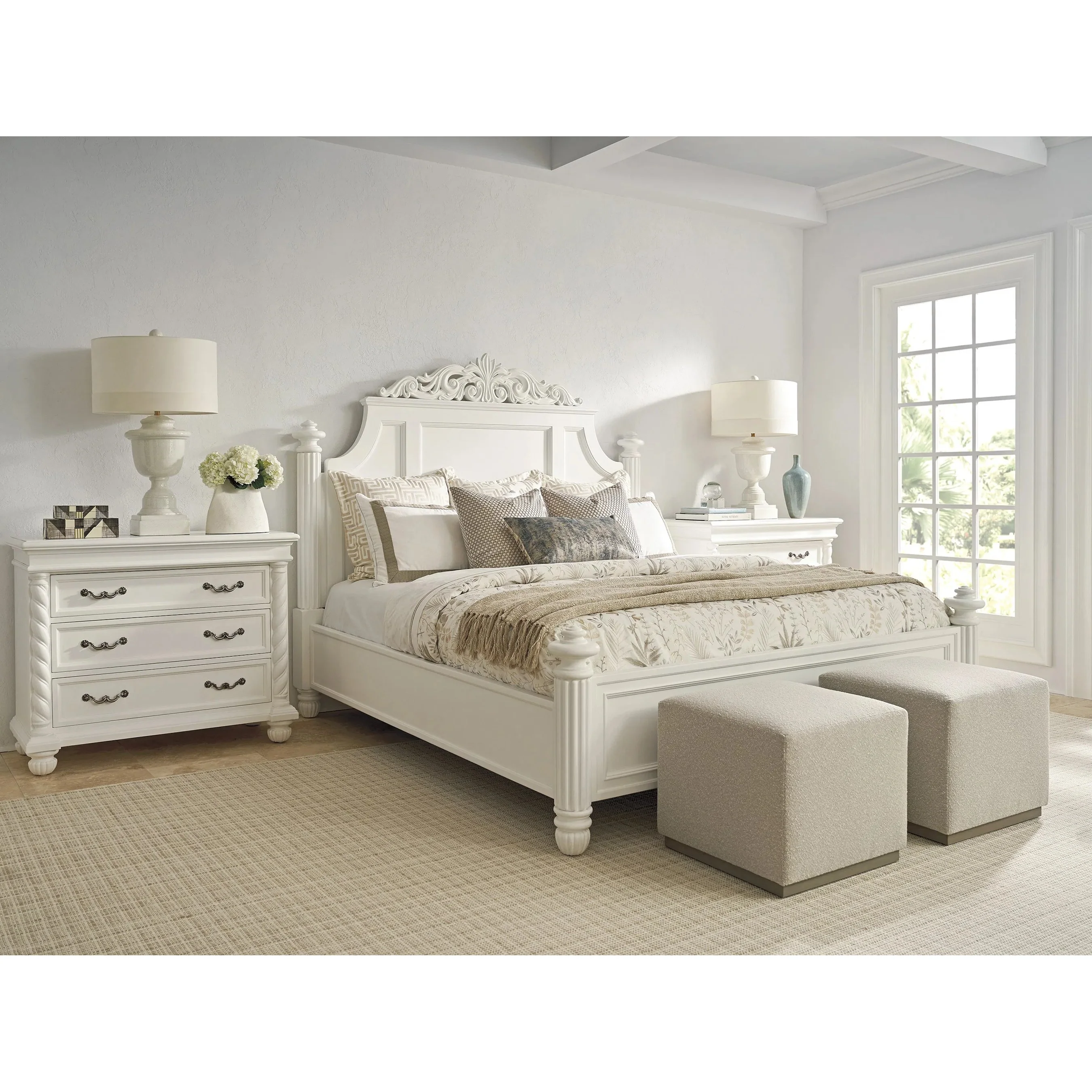 Santorini Panel Bed - Image 3
