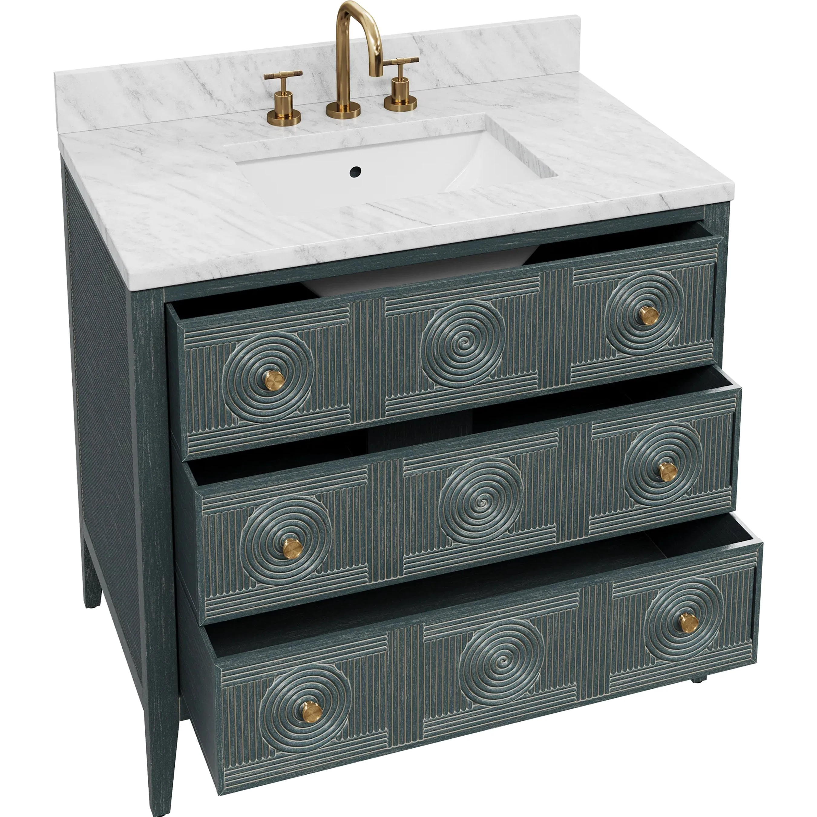 Santos 36" Vanity with Undermount Sink - Image 2