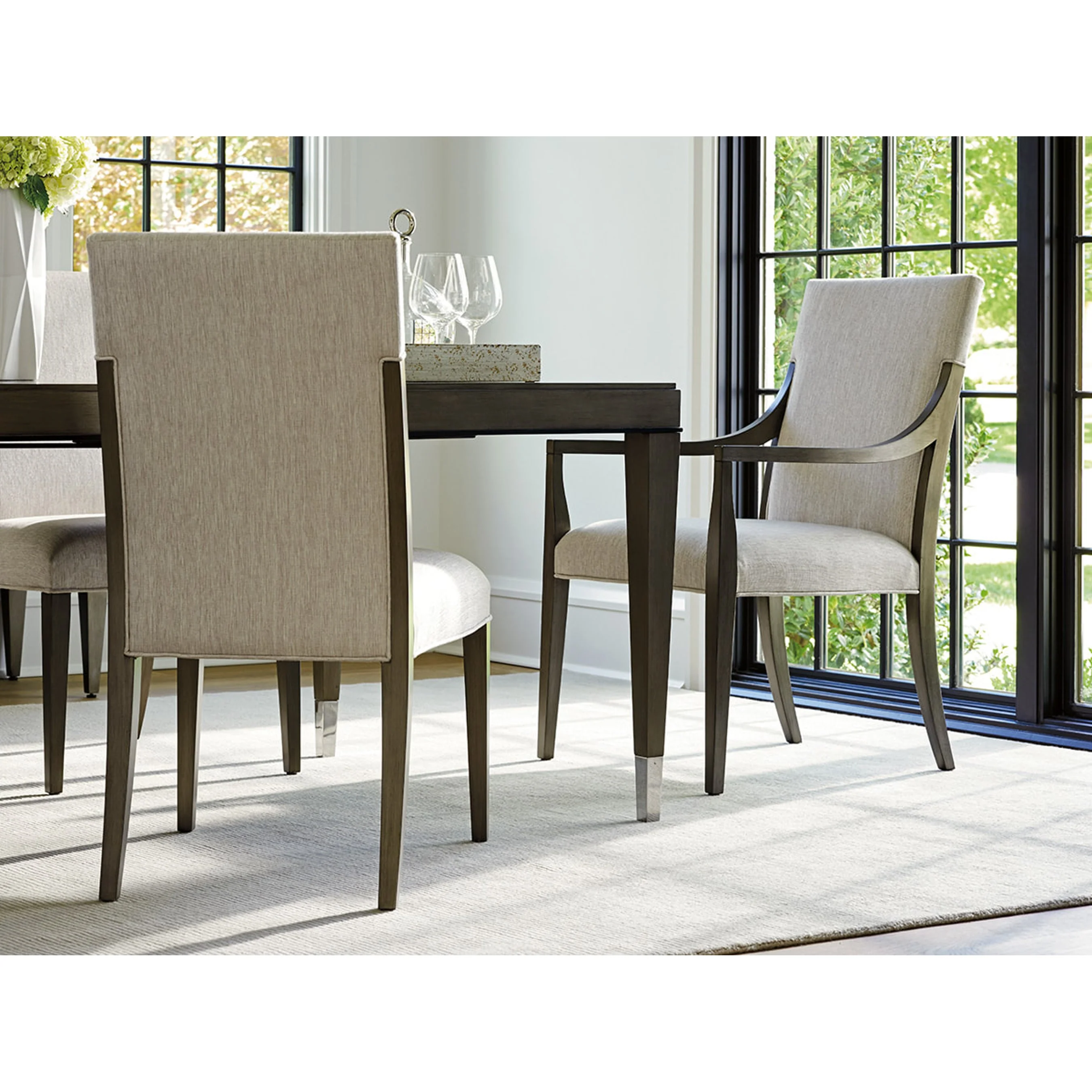 Saverne Upholstered Arm Chair - Image 4