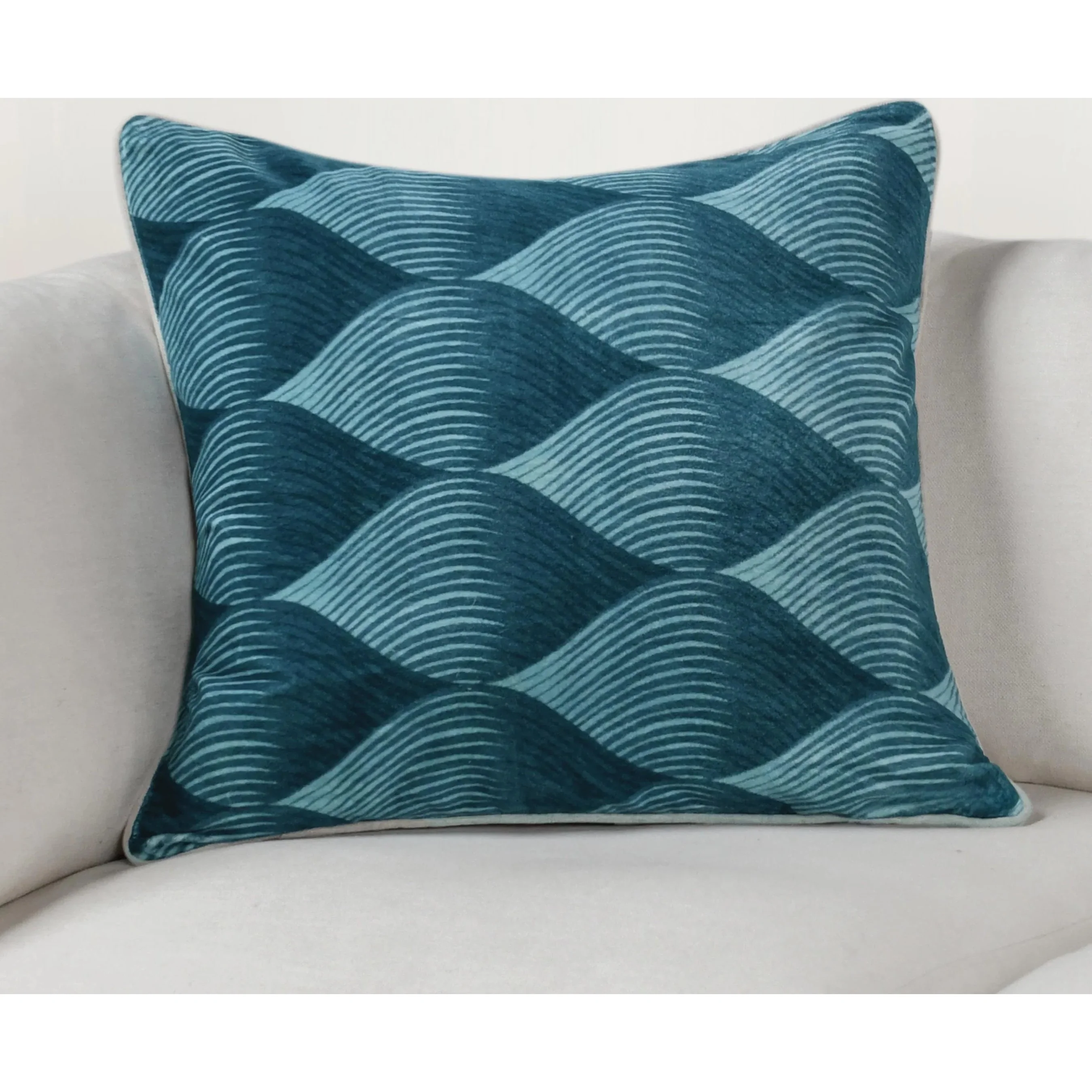 Scala Cotton Velvet Throw Pillow - Image 7