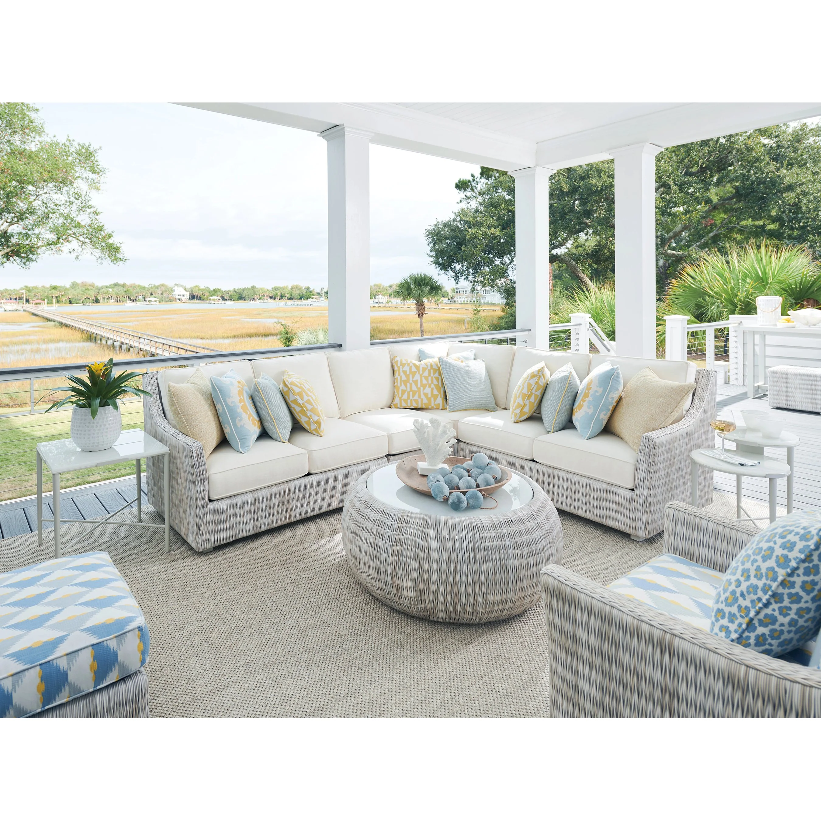 Seabrook Round Cocktail Table - Image 7