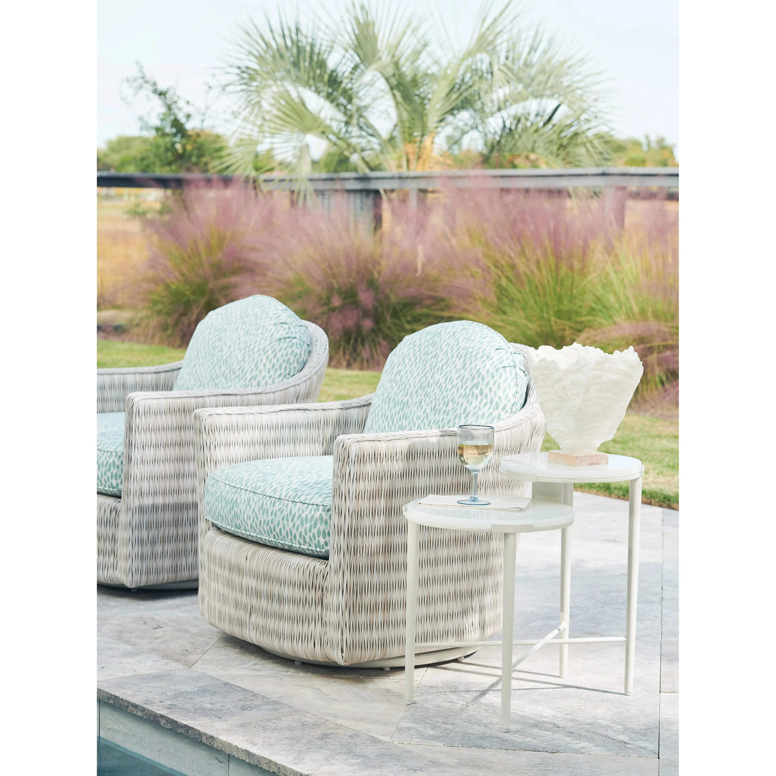 Seabrook Swivel Lounge Chair - Image 5