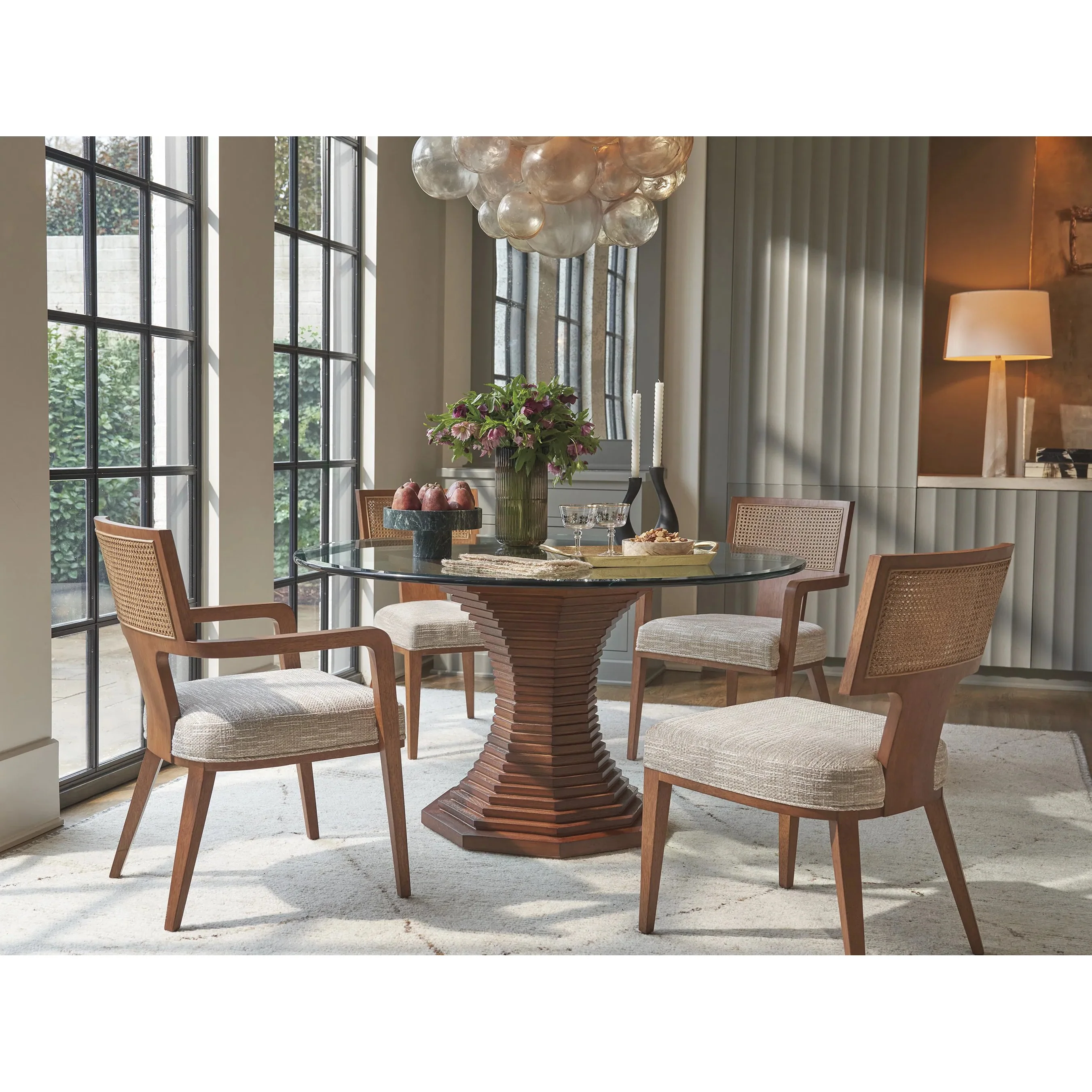 Serrano Custom Woven Side Chairs - Image 3