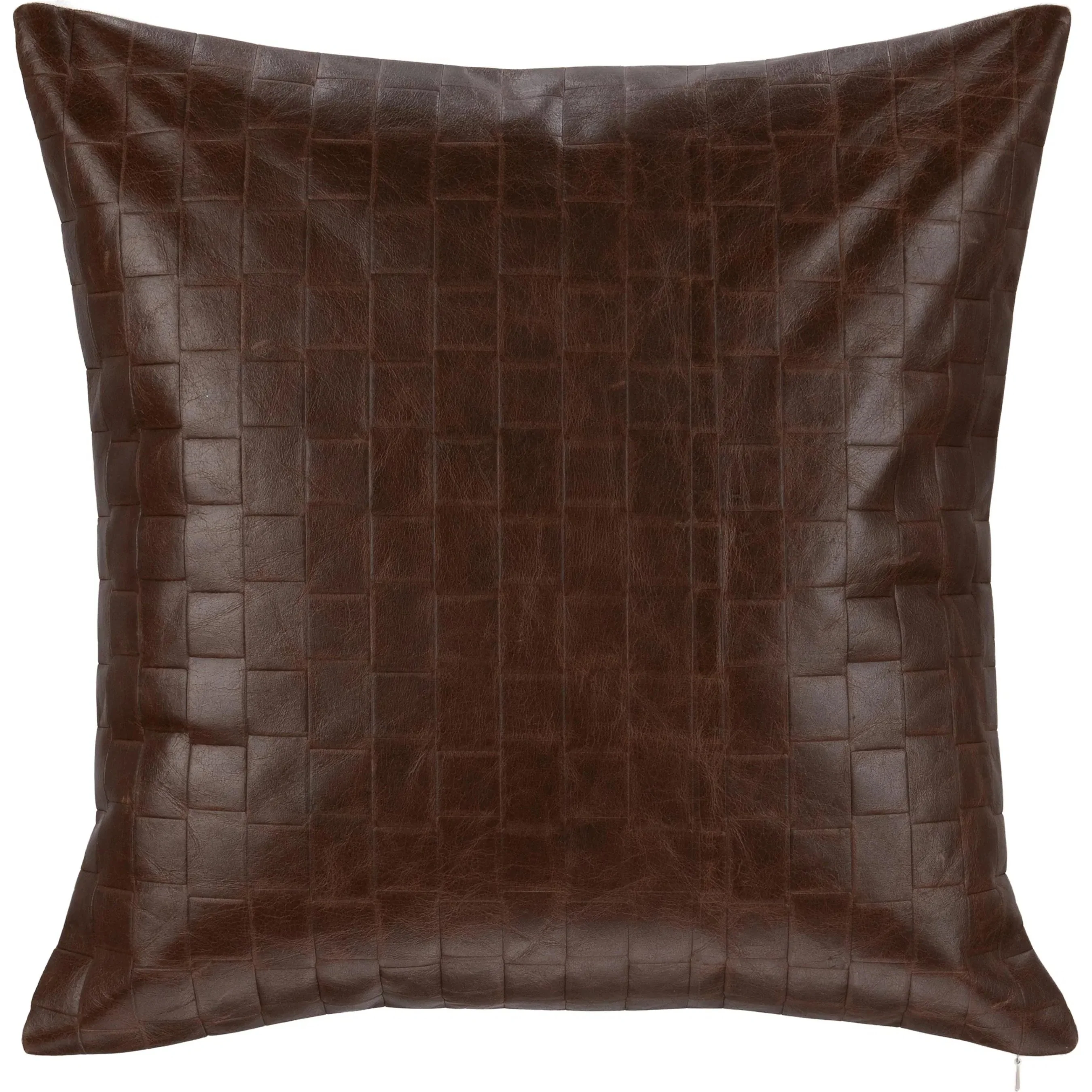Seston Genuine Leather Throw Pillow