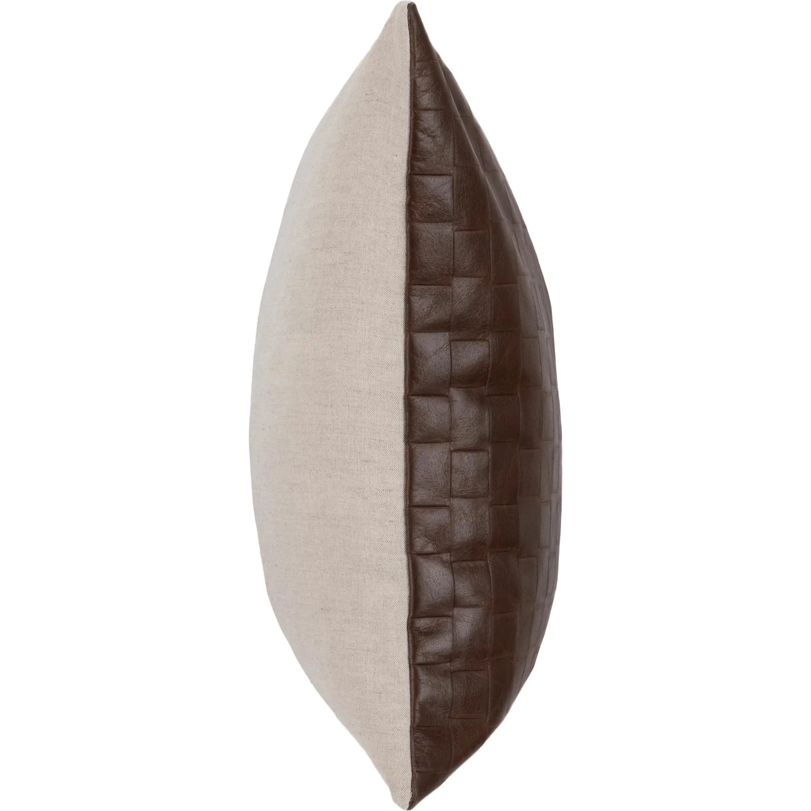 Seston Genuine Leather Throw Pillow - Image 3