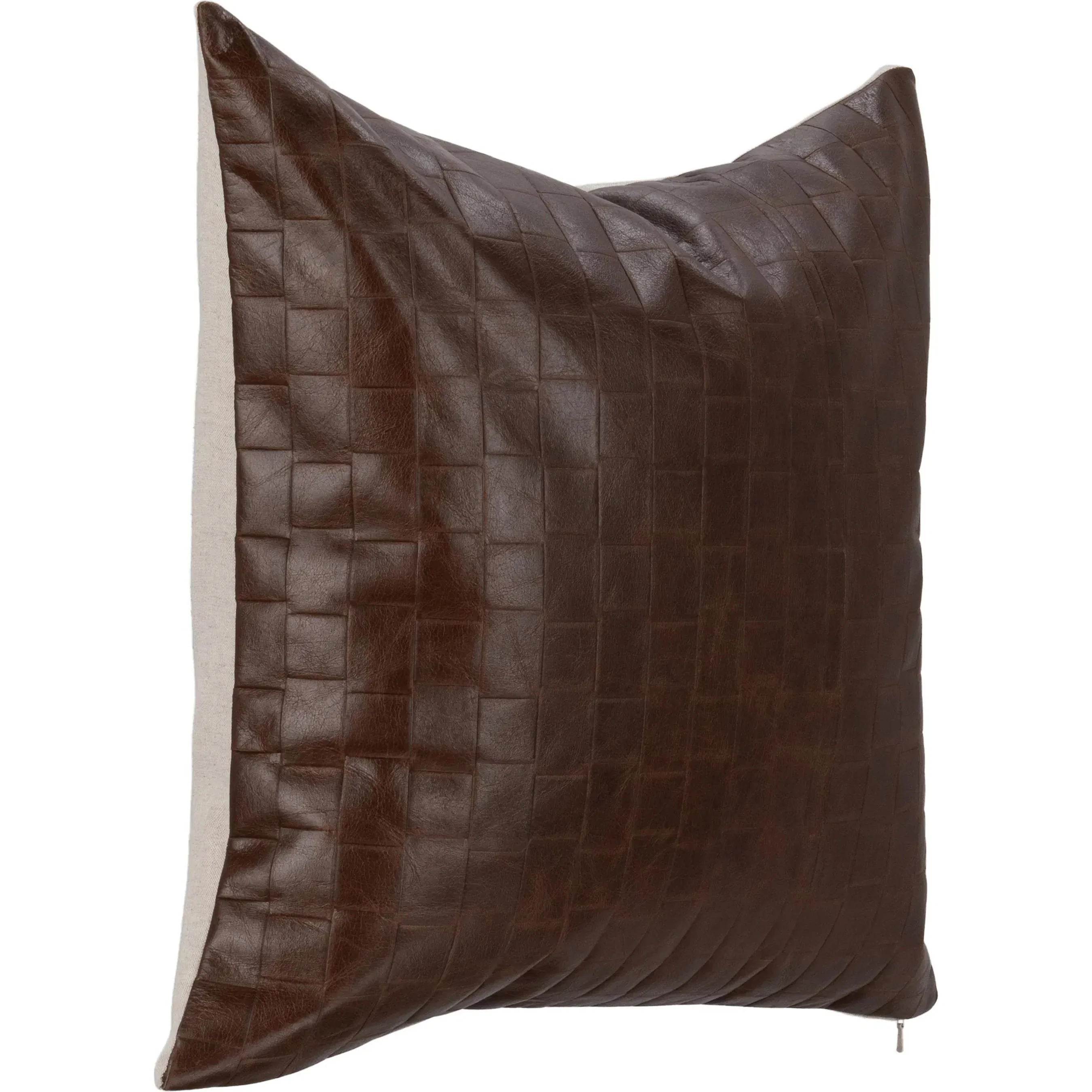 Seston Genuine Leather Throw Pillow - Image 4