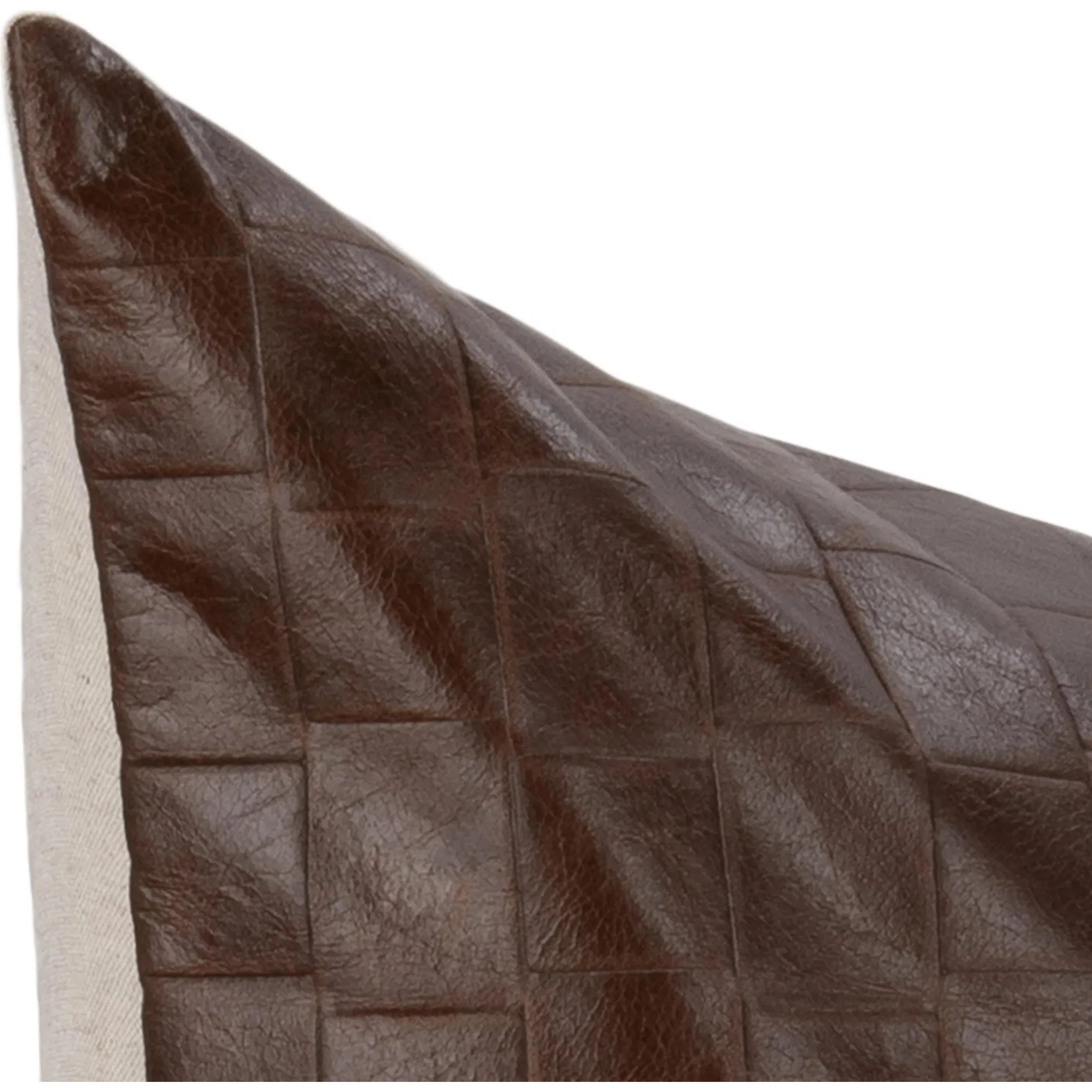 Seston Genuine Leather Throw Pillow - Image 5