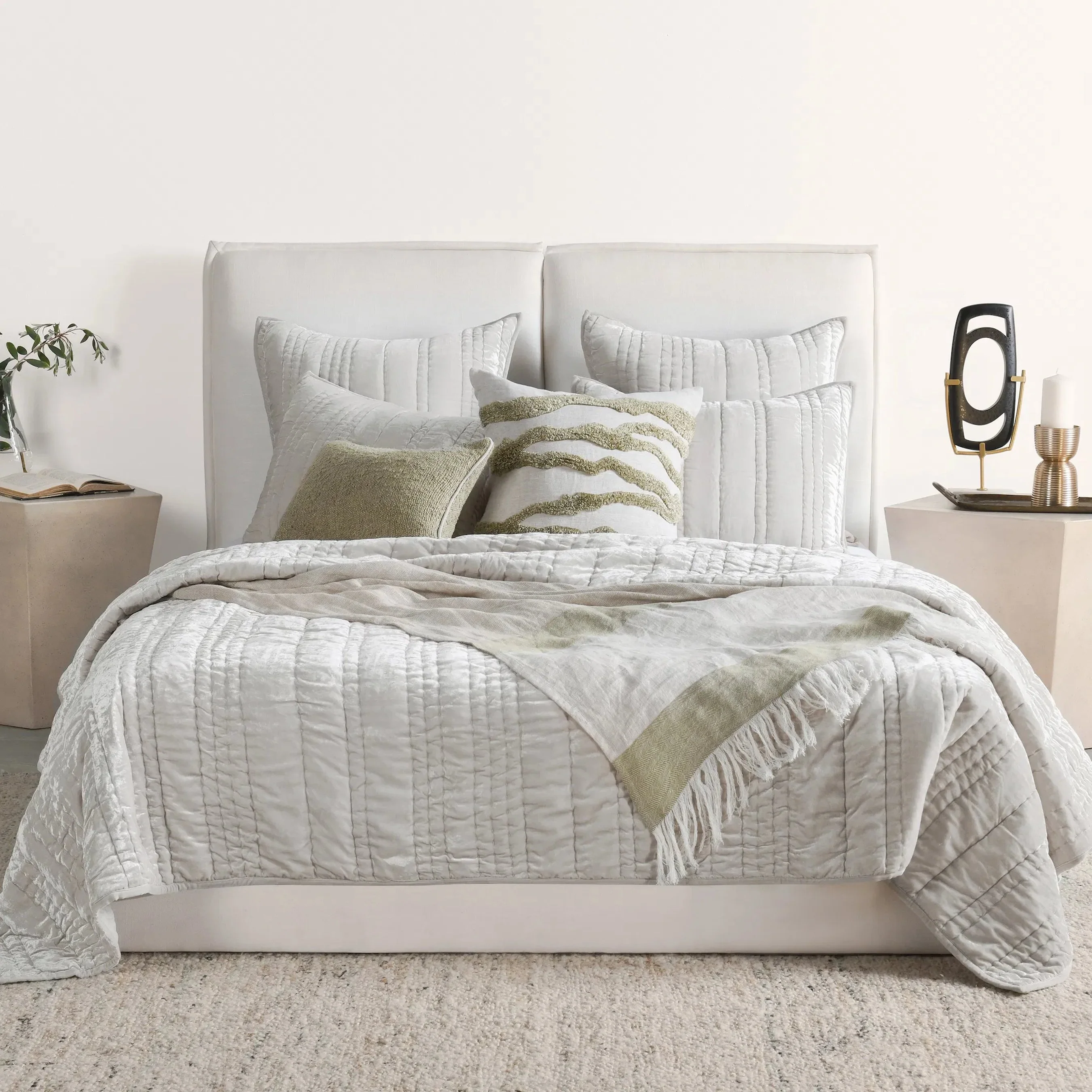 Seville Velvet Fabric Desert Pillow - Image 24