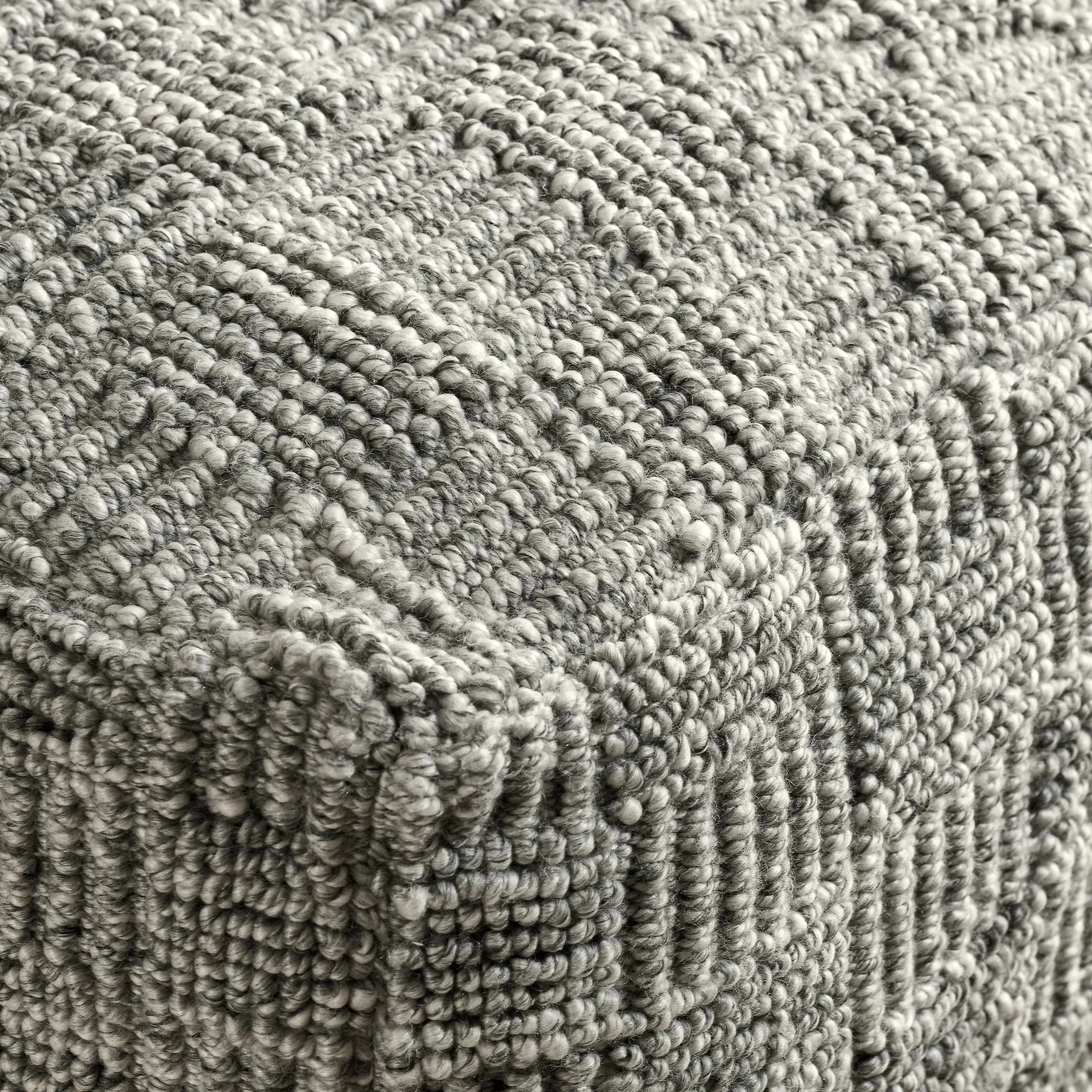 Shades Recycled Fabric Indoor Outdoor Pouf - Image 3