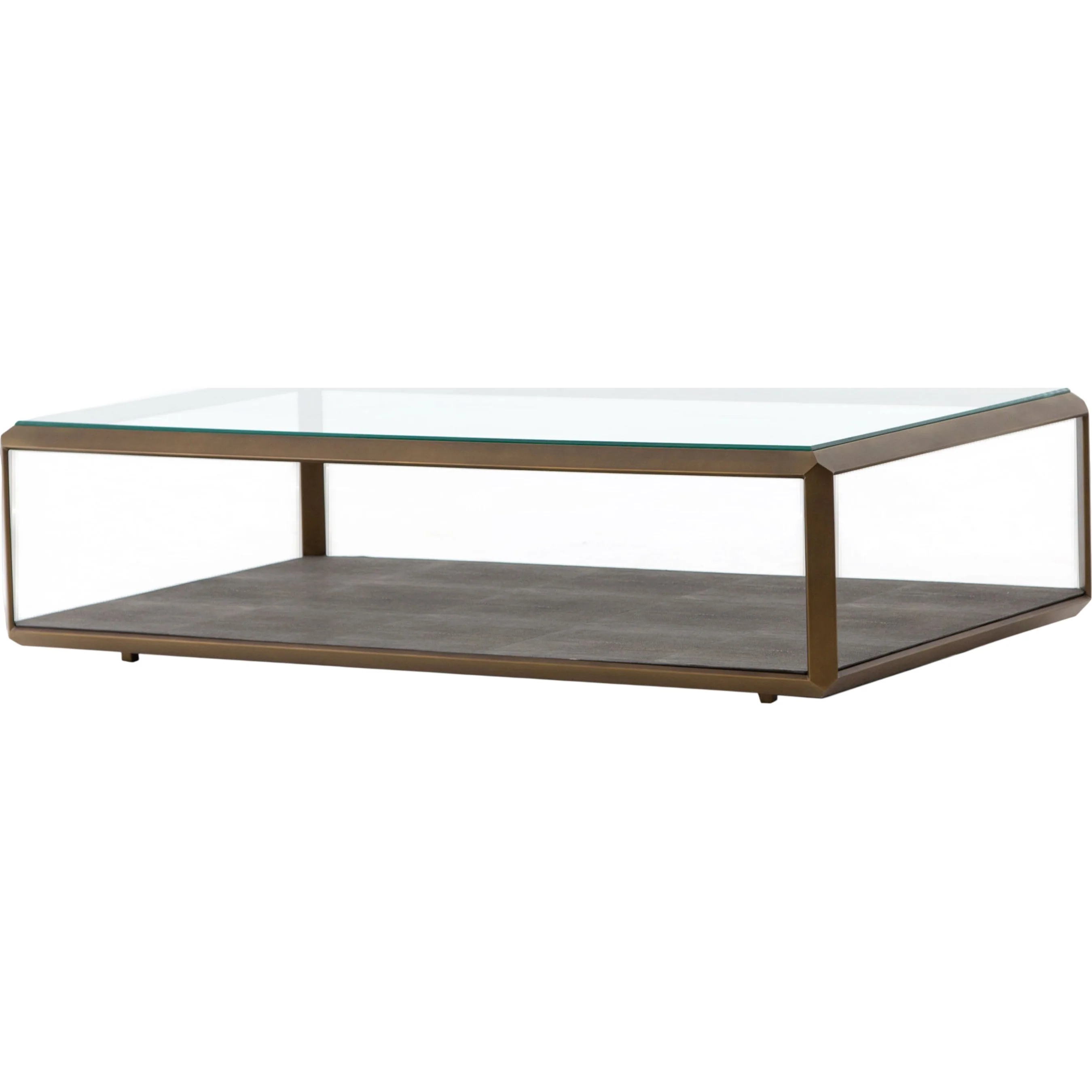 Shagreen Shadow Box Coffee Table