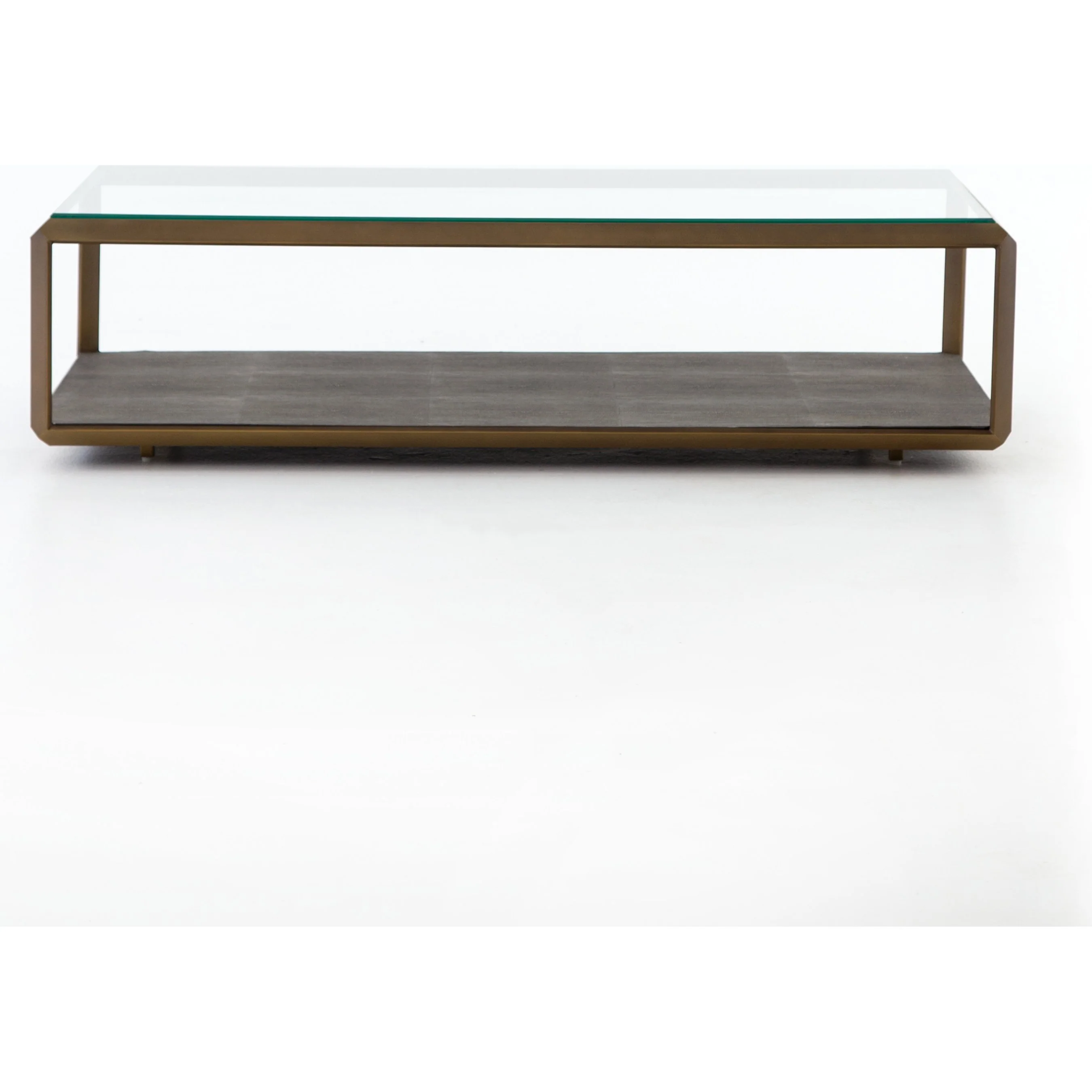 Shagreen Shadow Box Coffee Table - Image 2