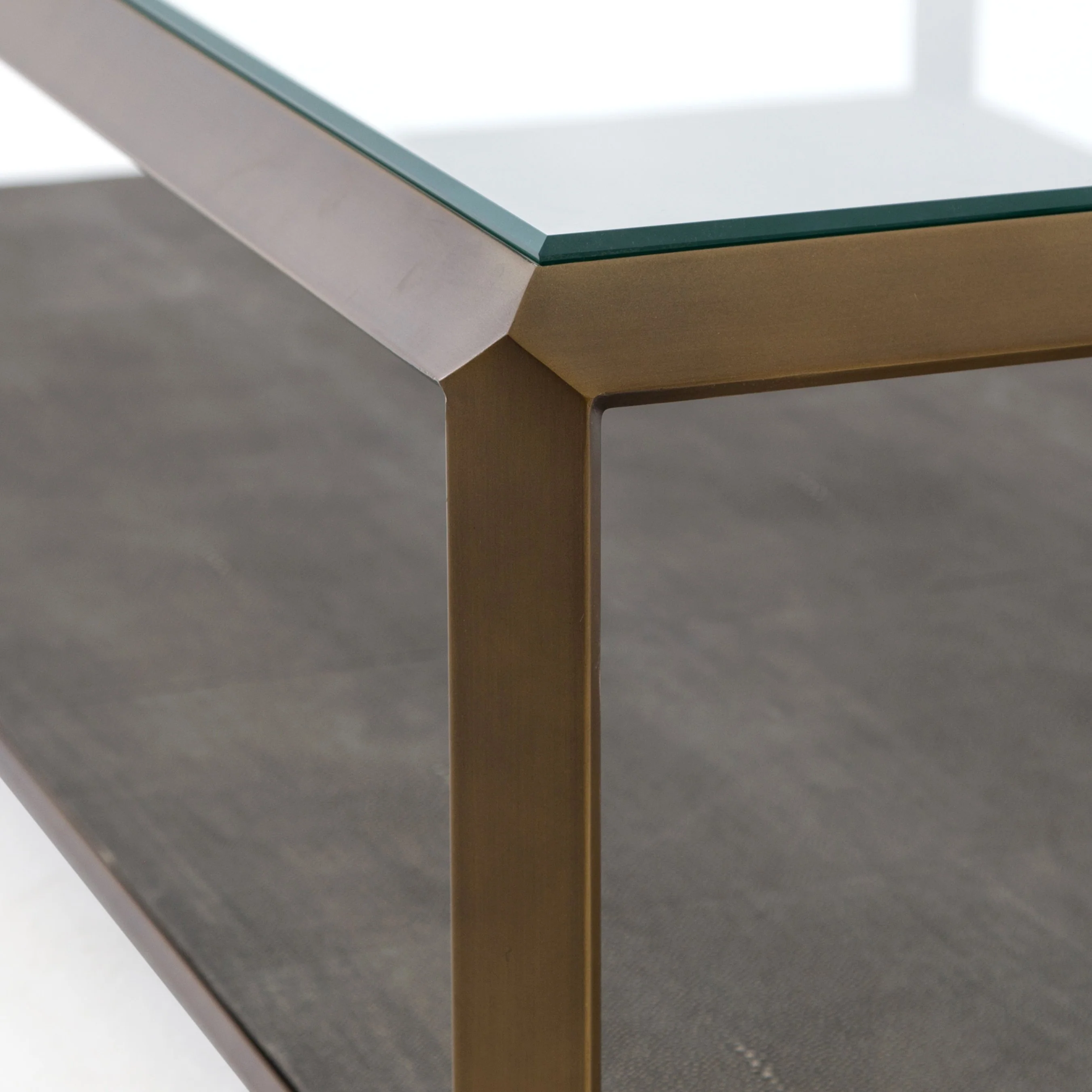 Shagreen Shadow Box Coffee Table - Image 6