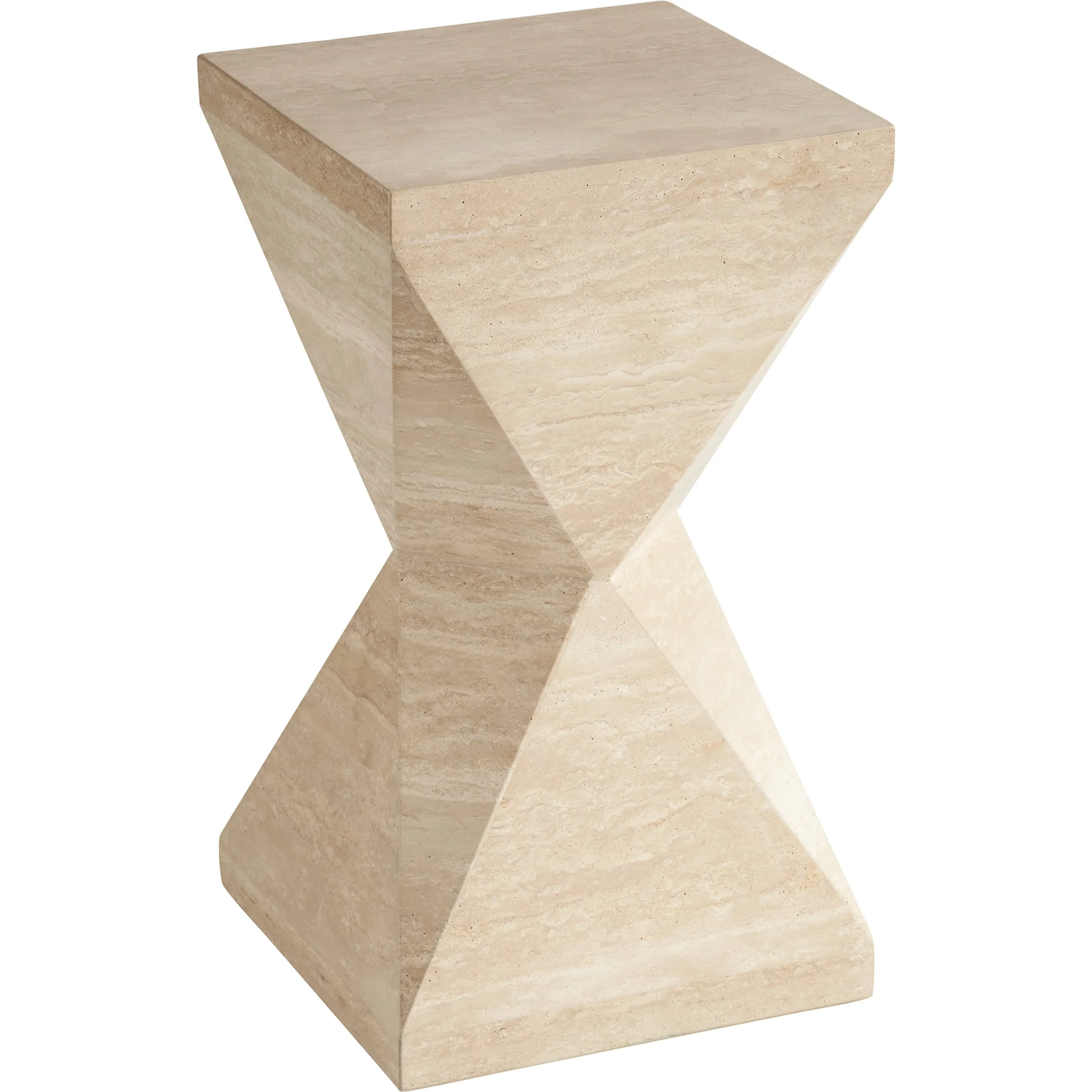 Shea Faceted Accent Table