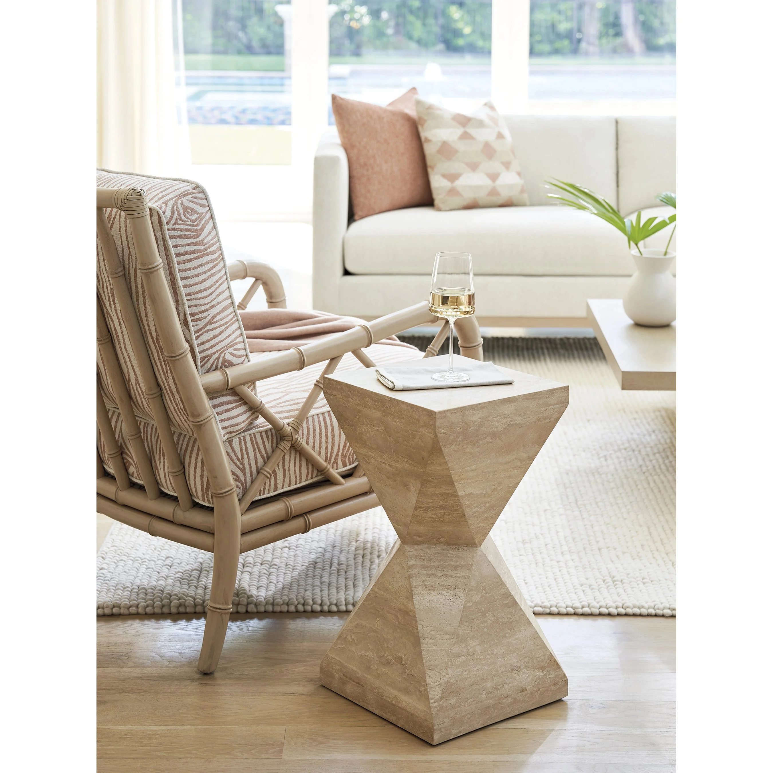 Shea Faceted Accent Table - Image 4