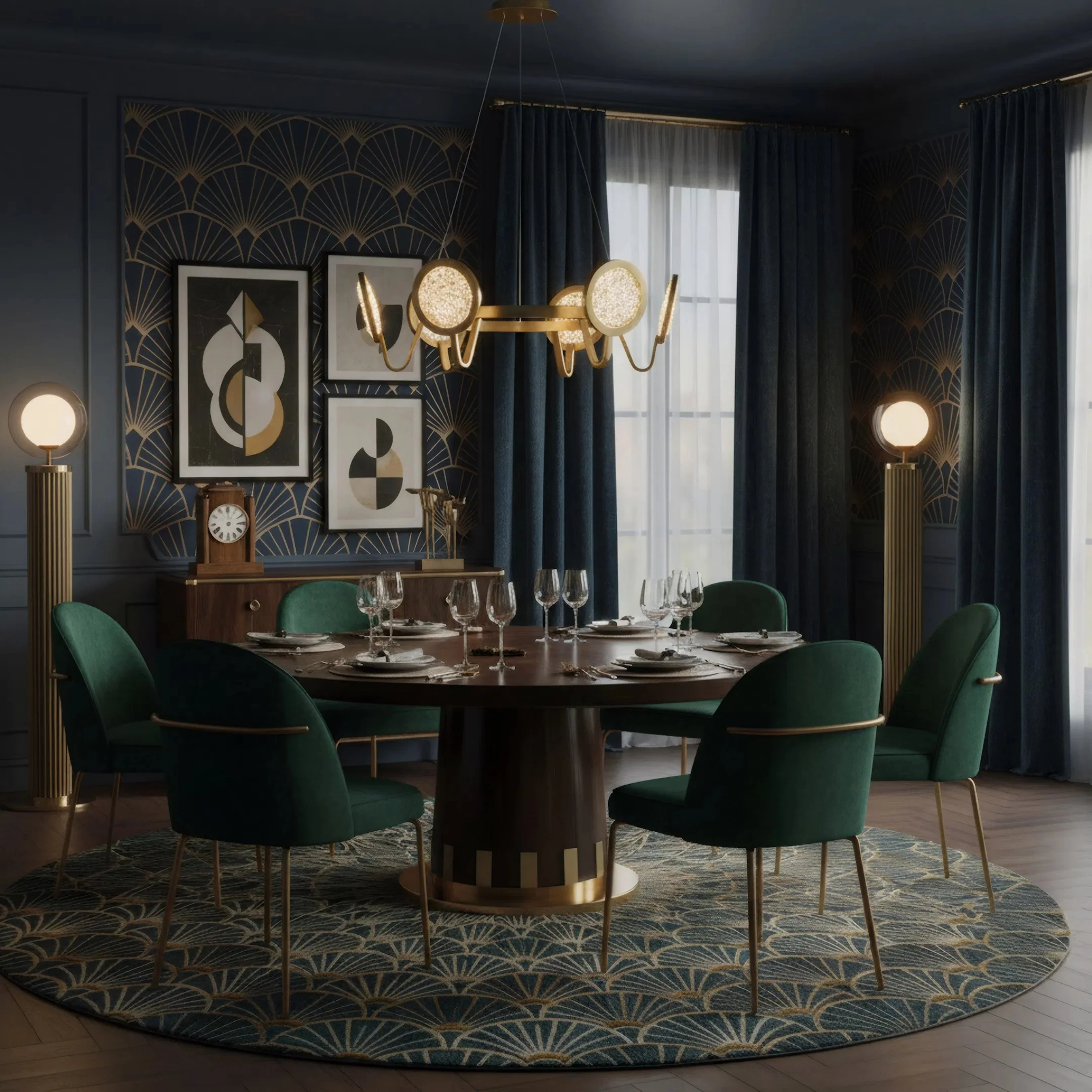 Sherlock 6 Light Pendant - Image 8