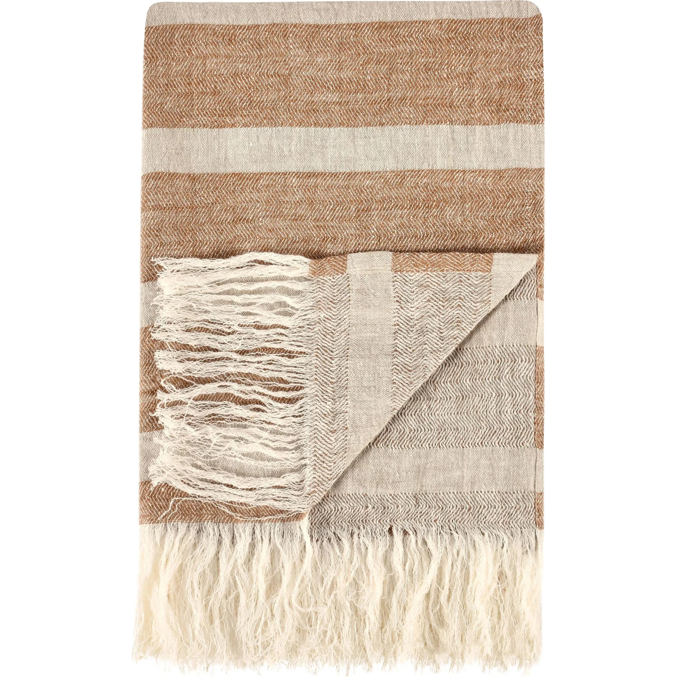 Sherry 100% Belgian Linen Throw Blanket - Image 2