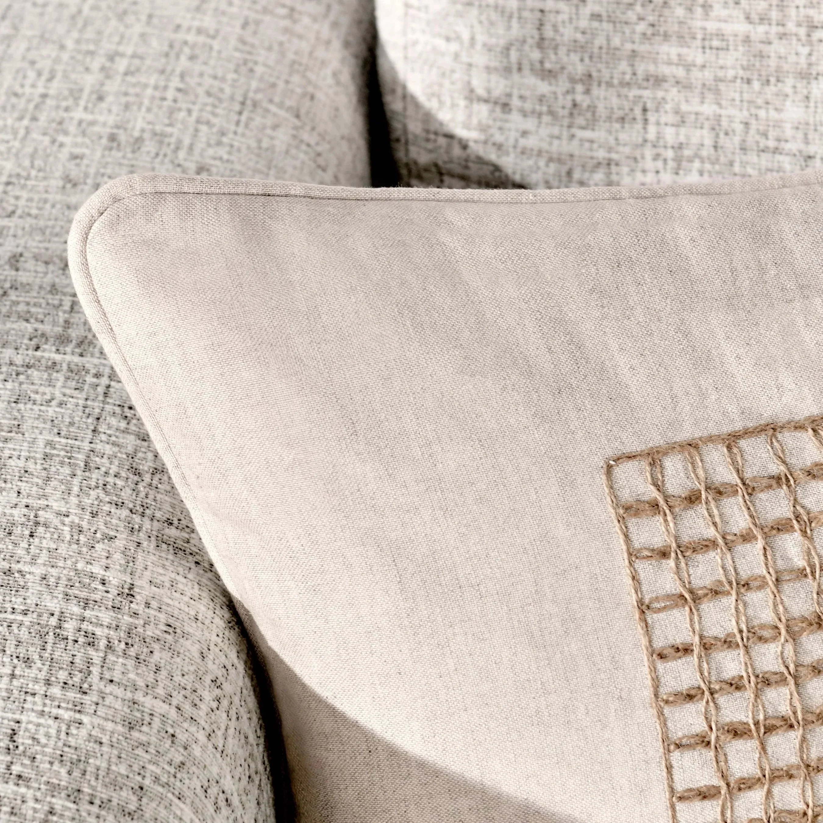 Siena Cotton Linen Blend Throw Pillow - Image 5
