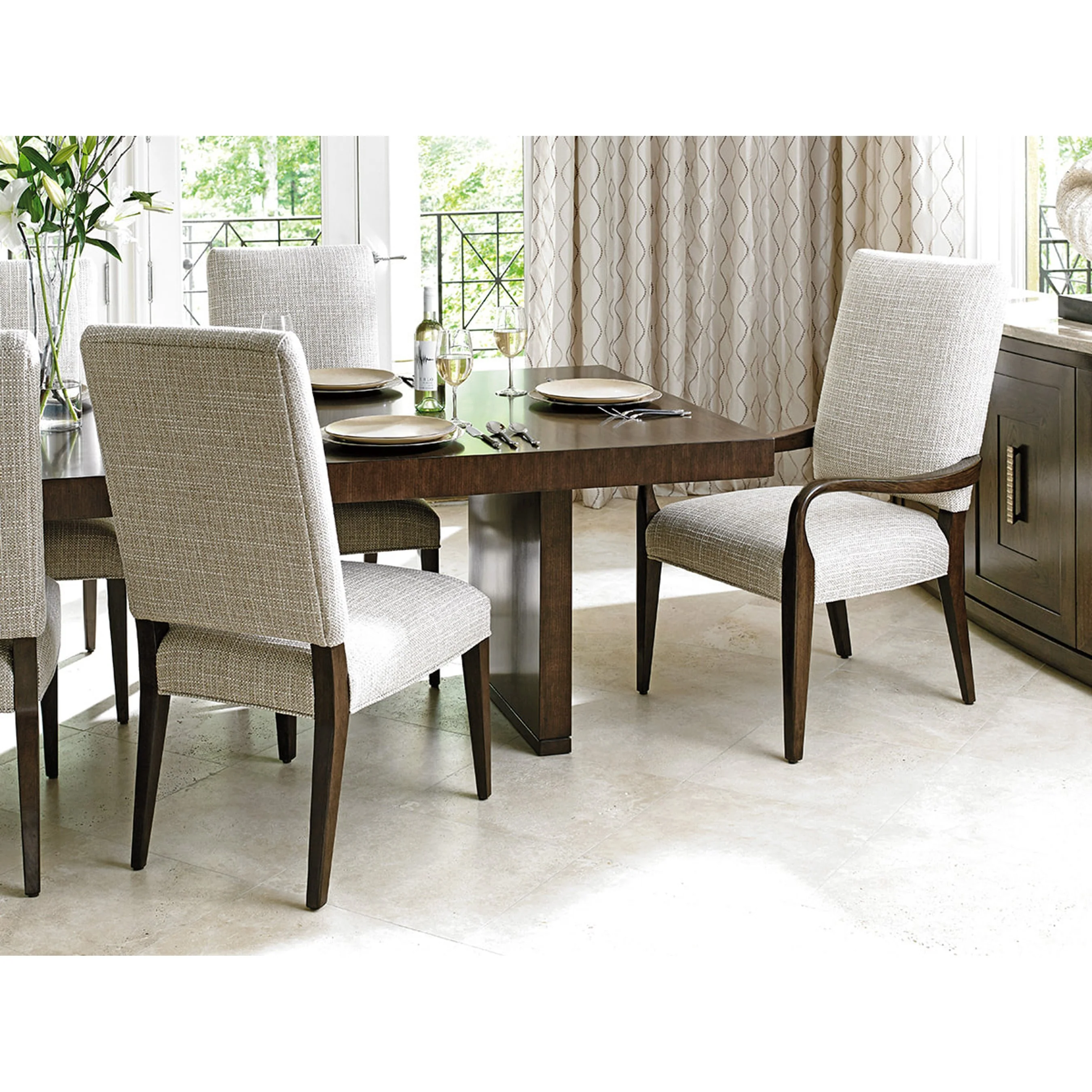 Sierra Upholstered Arm Chair - Image 3