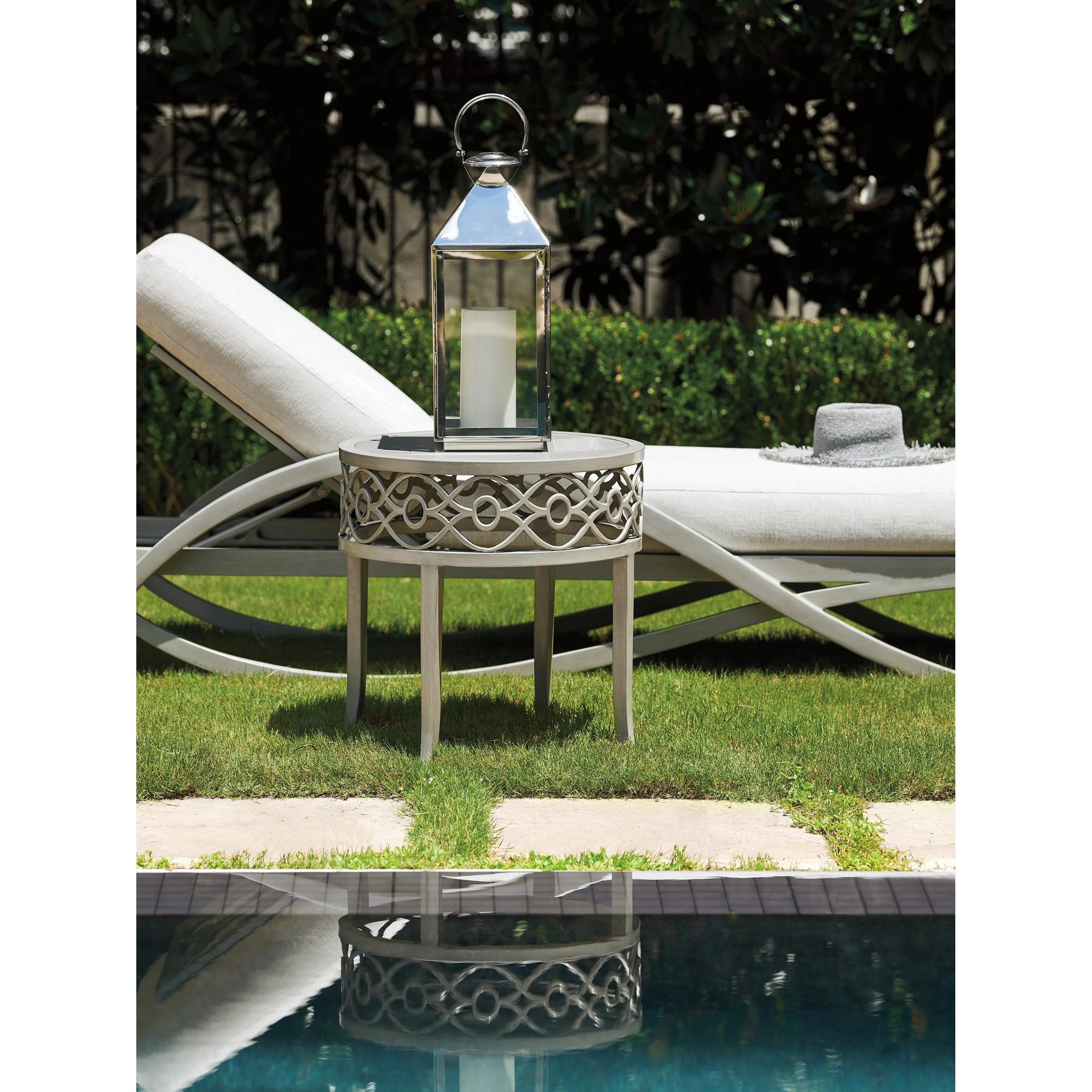 Silver Sands Round End Table - Image 3