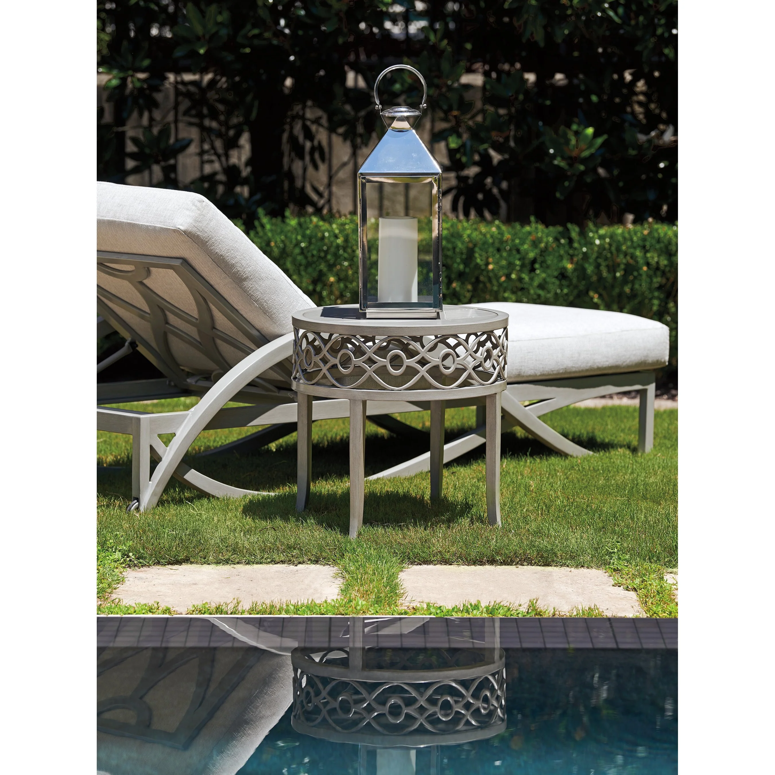 Silver Sands Round End Table - Image 4