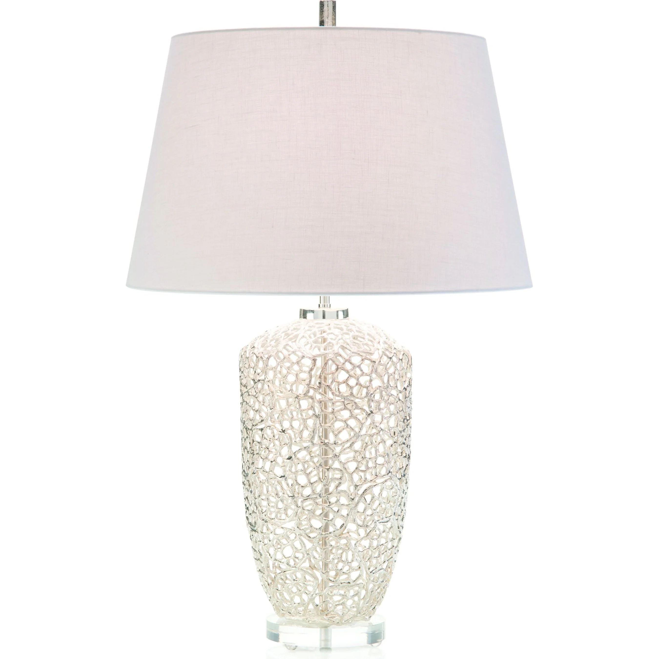 Silver Vines Table Lamp