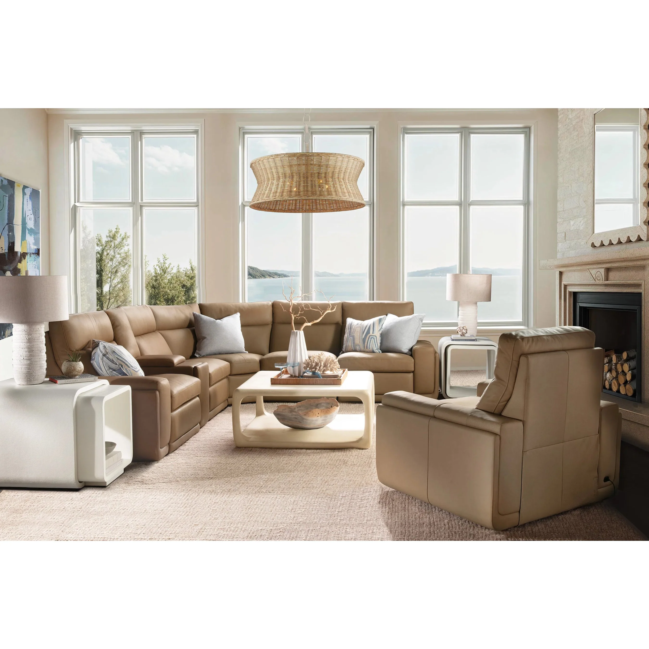 Simone Six-Piece Power Reclining Sectional - Image 7