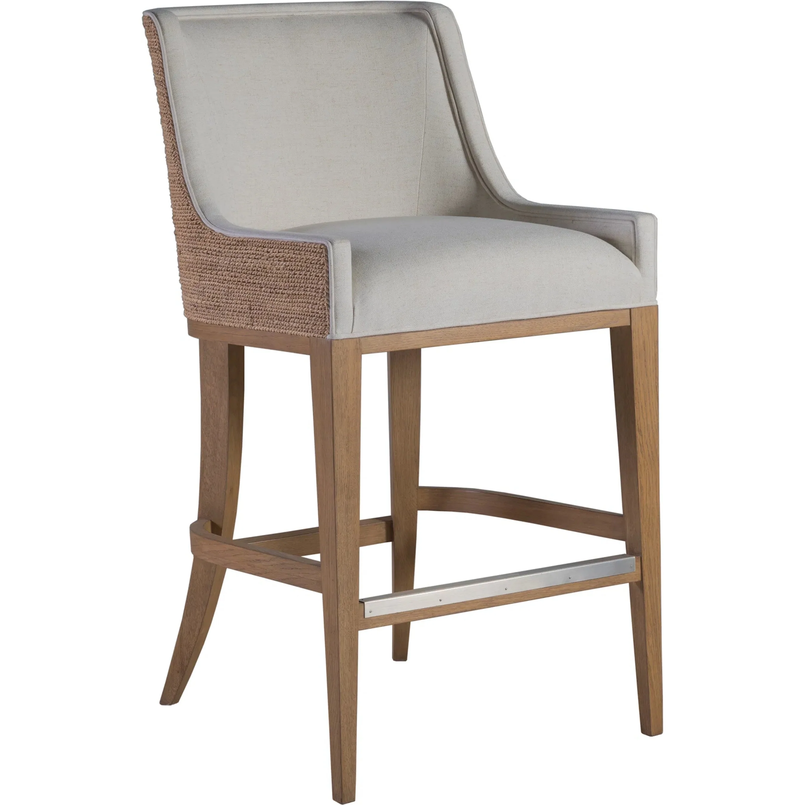 Simpatico Woven Back Bar Stool