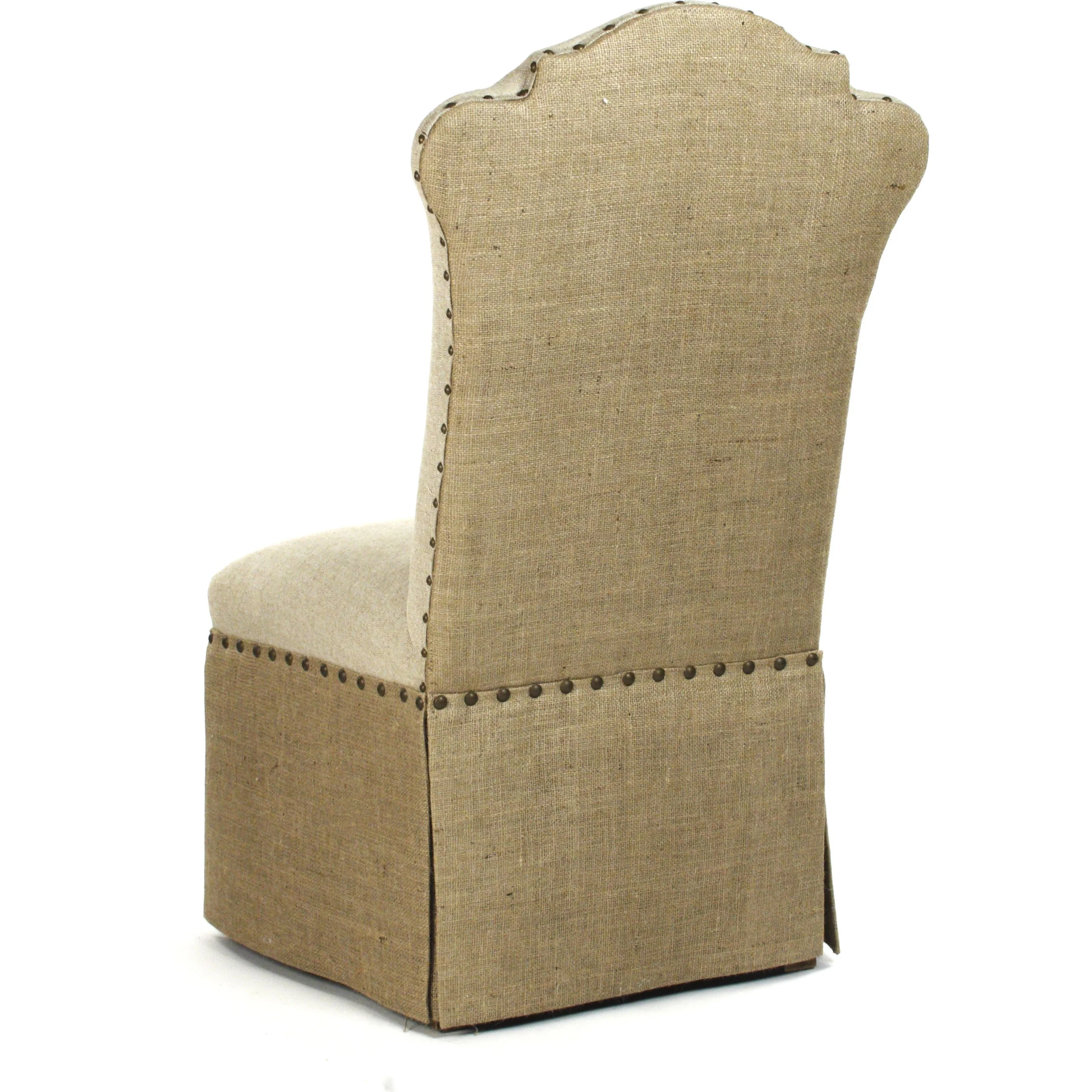 Skirted Chair Burlap Back - Image 3