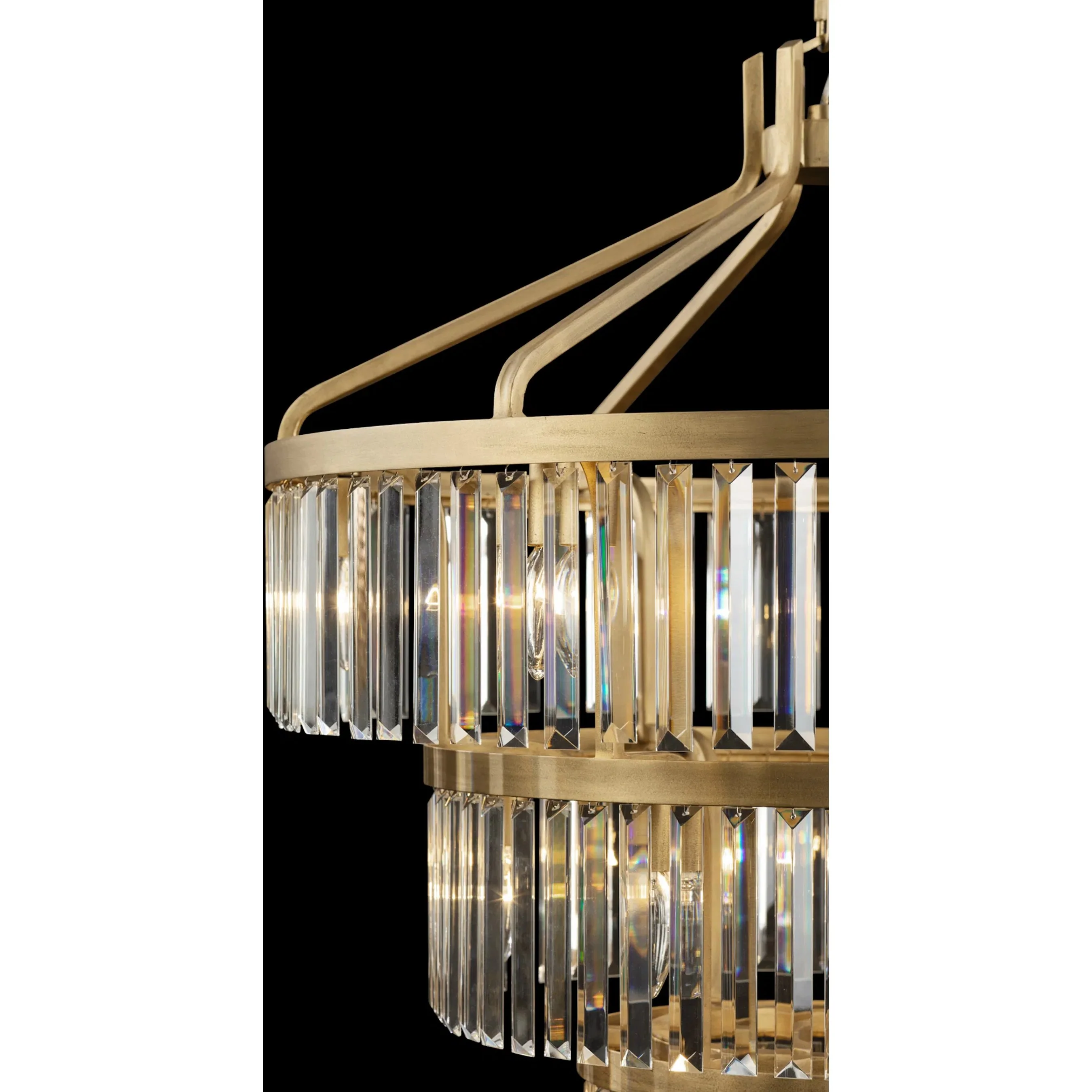 Social Club 3-Tier Crystal Pendant - Image 4