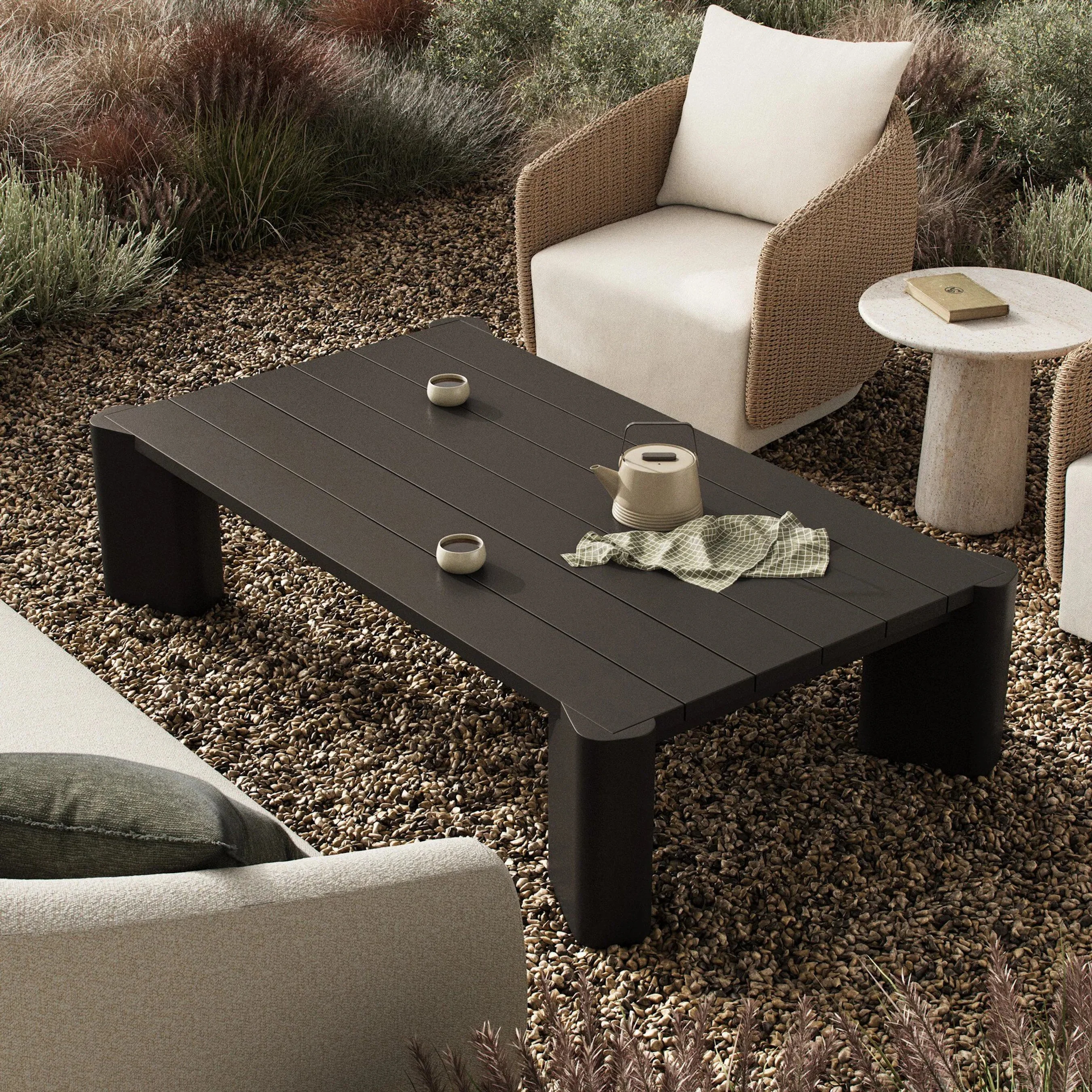 Soho Outdoor Metal Coffee Table - Image 12