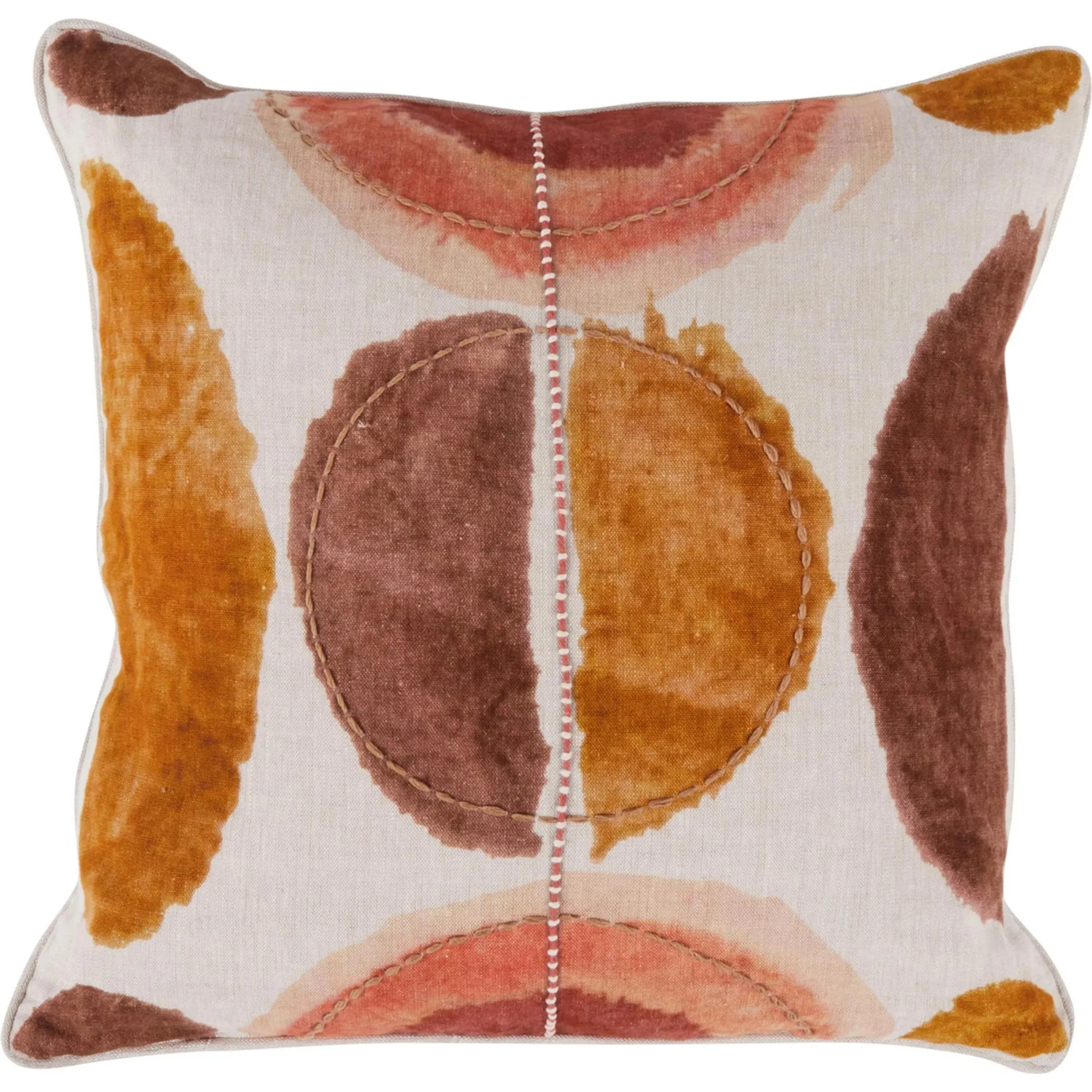 Solar Belgian Linen Throw Pillow