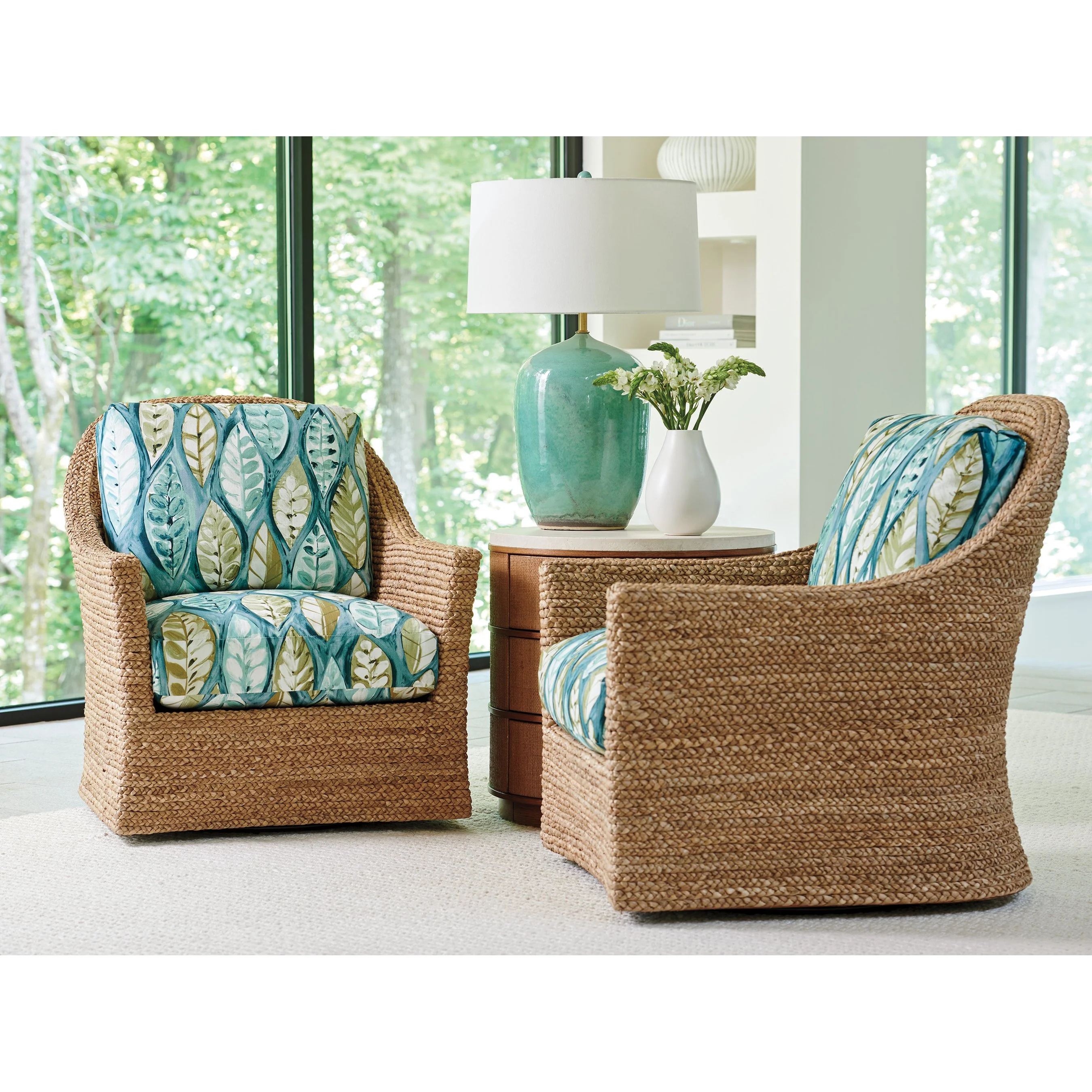 Soren Pattern Swivel Chair - Image 3