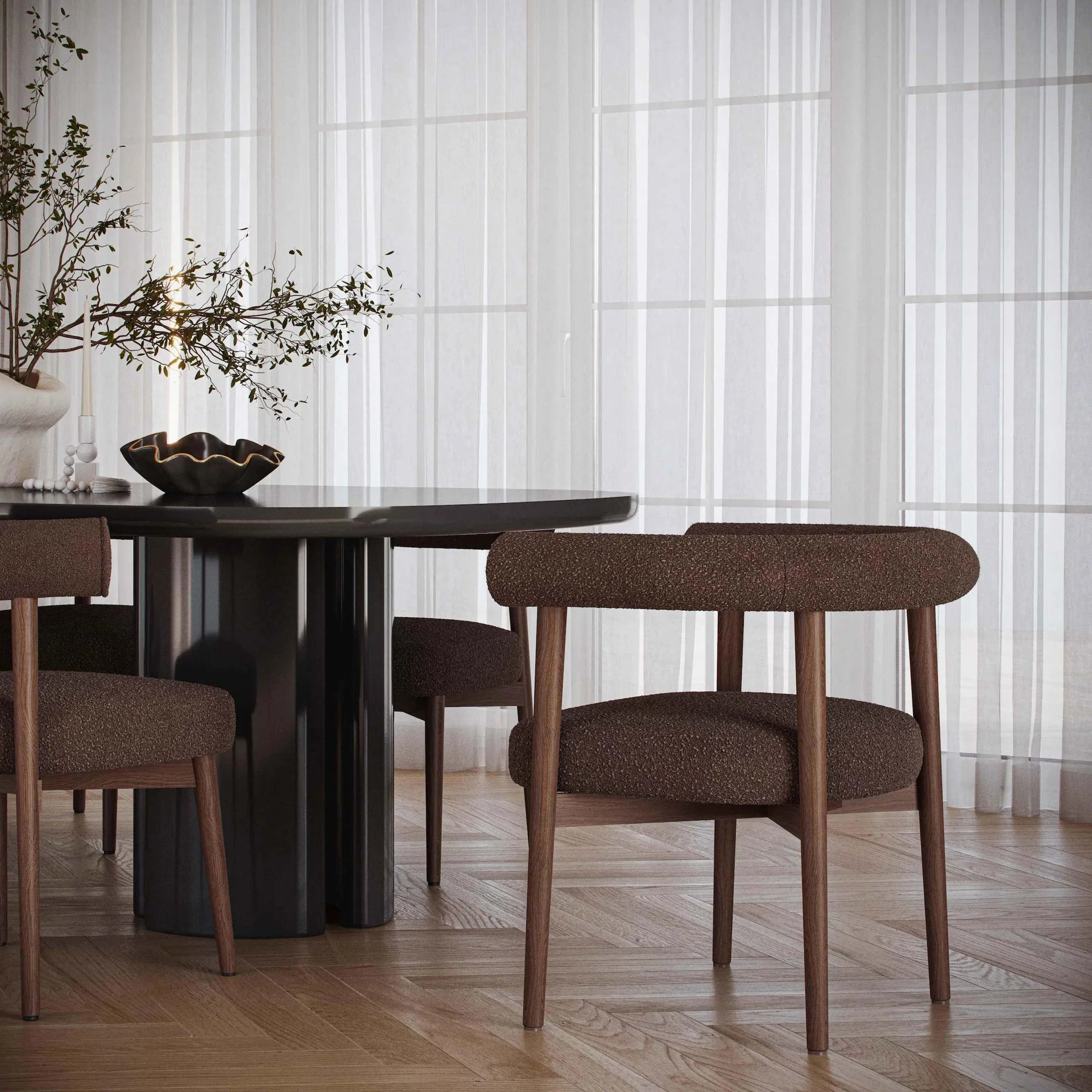 Spara Performance Boucle Dining Chair - Image 6