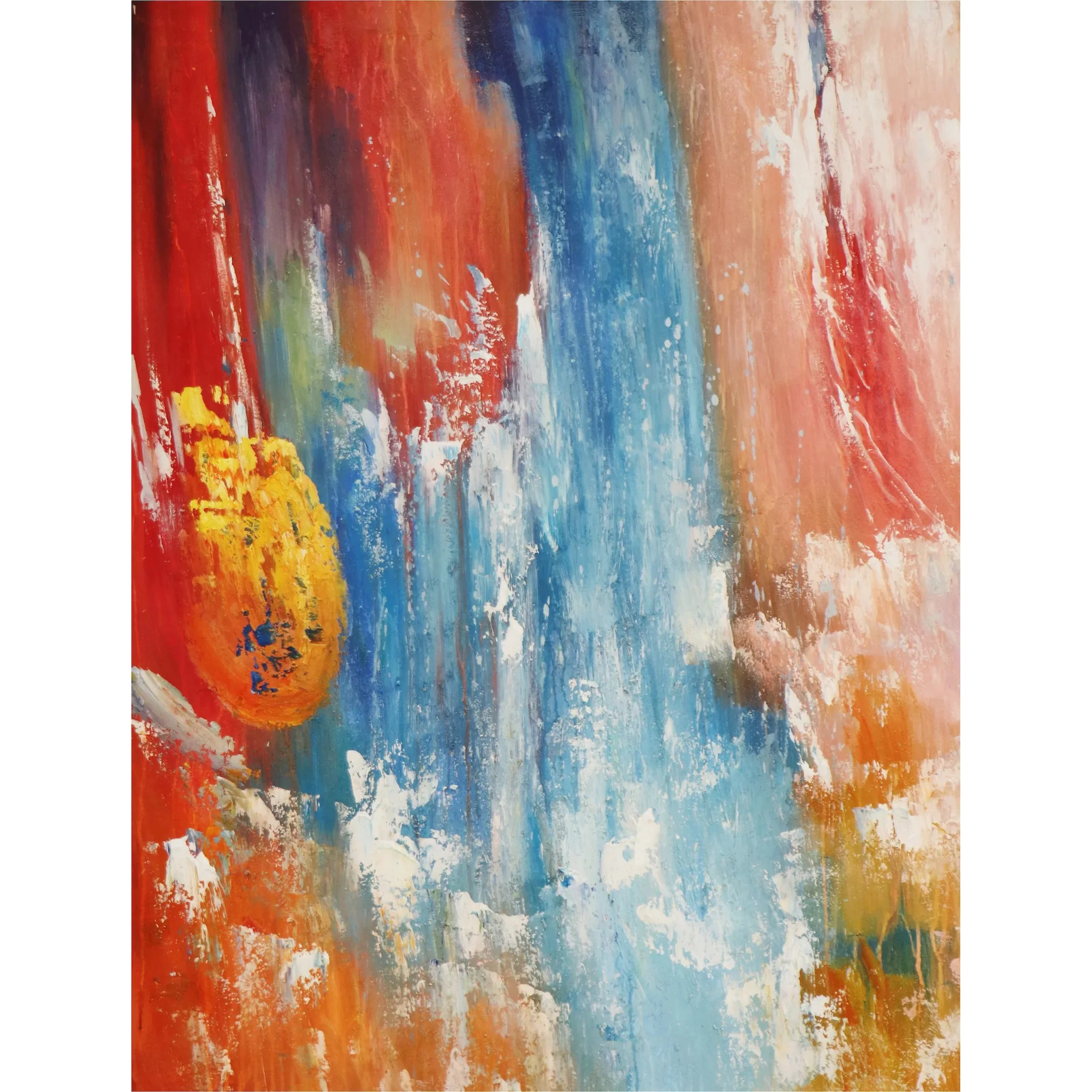 Spectrum — Handpainted Abstract Oil Painting on Canvas - PG-2271