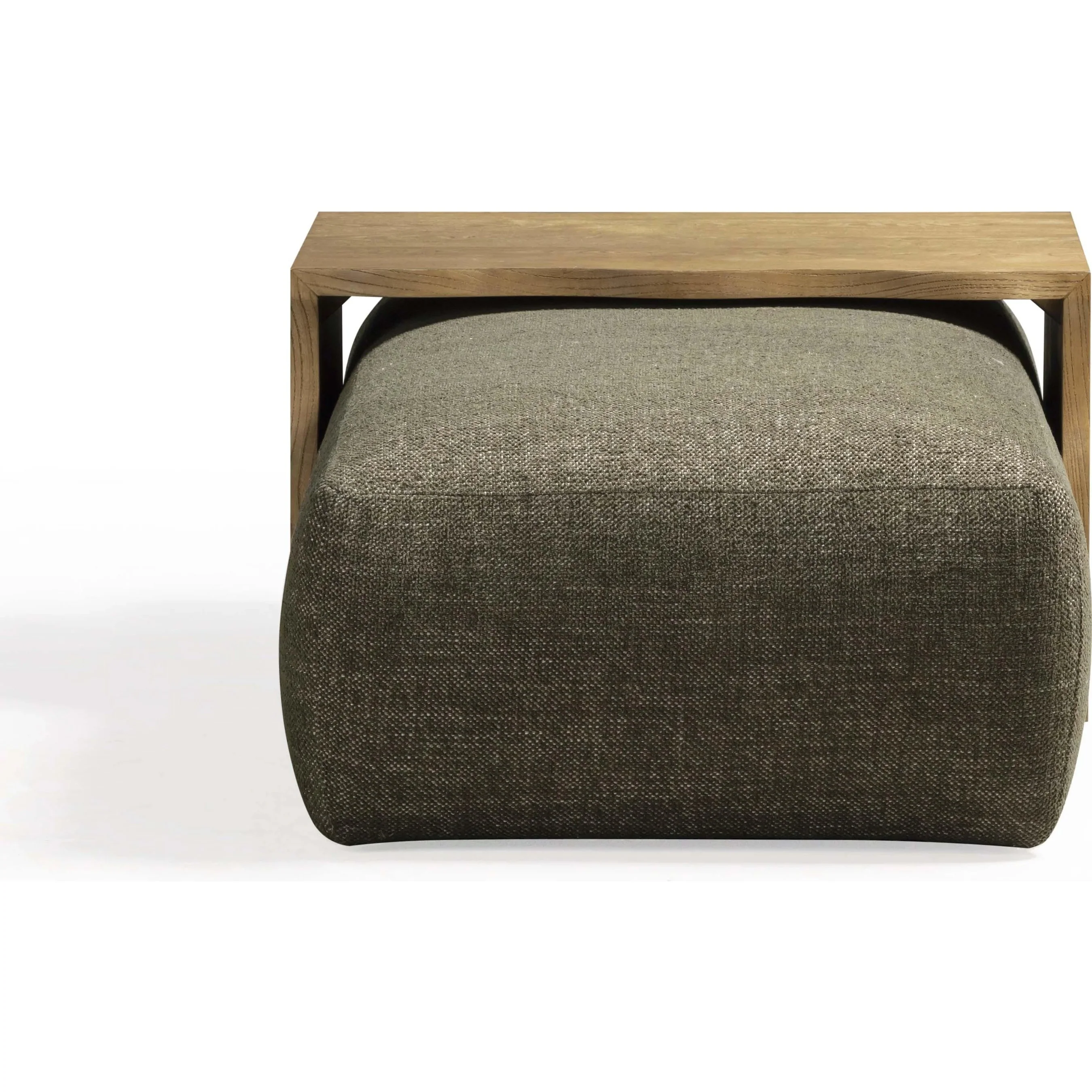 Spencer Performance Basketweave Ottoman - Image 4