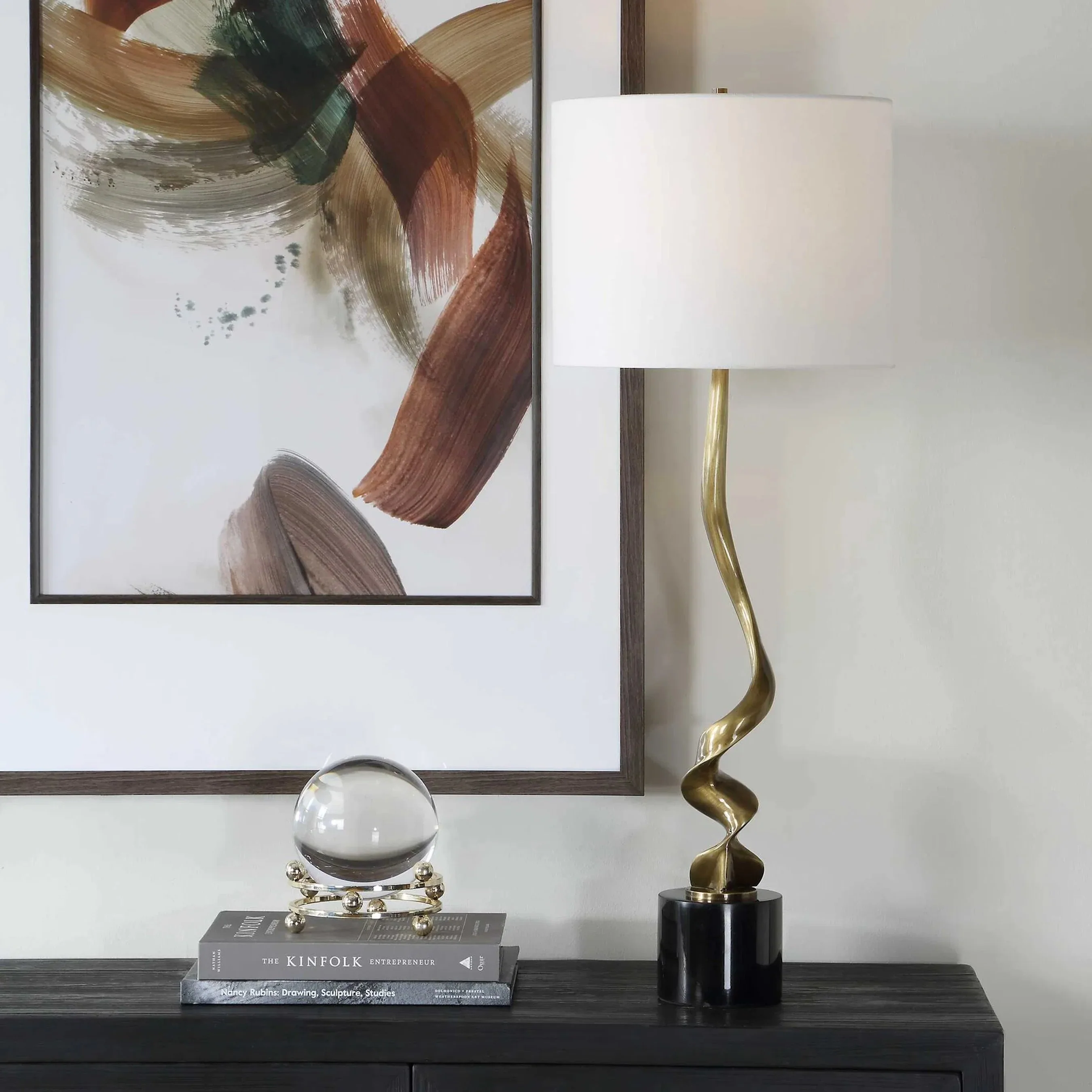 Spiraling Cordless Buffet Lamp - Image 4