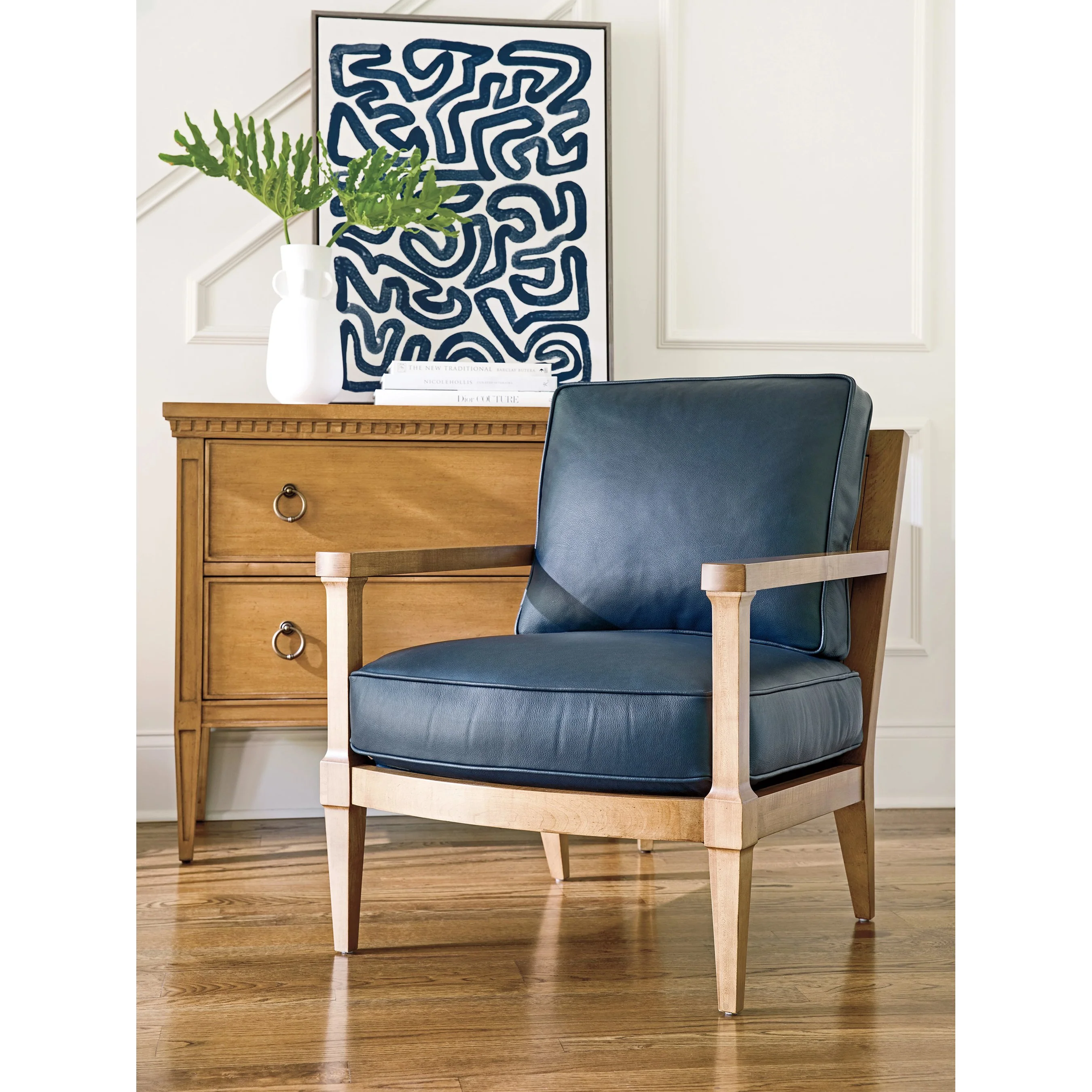 Splashes Leather Chair - Image 5