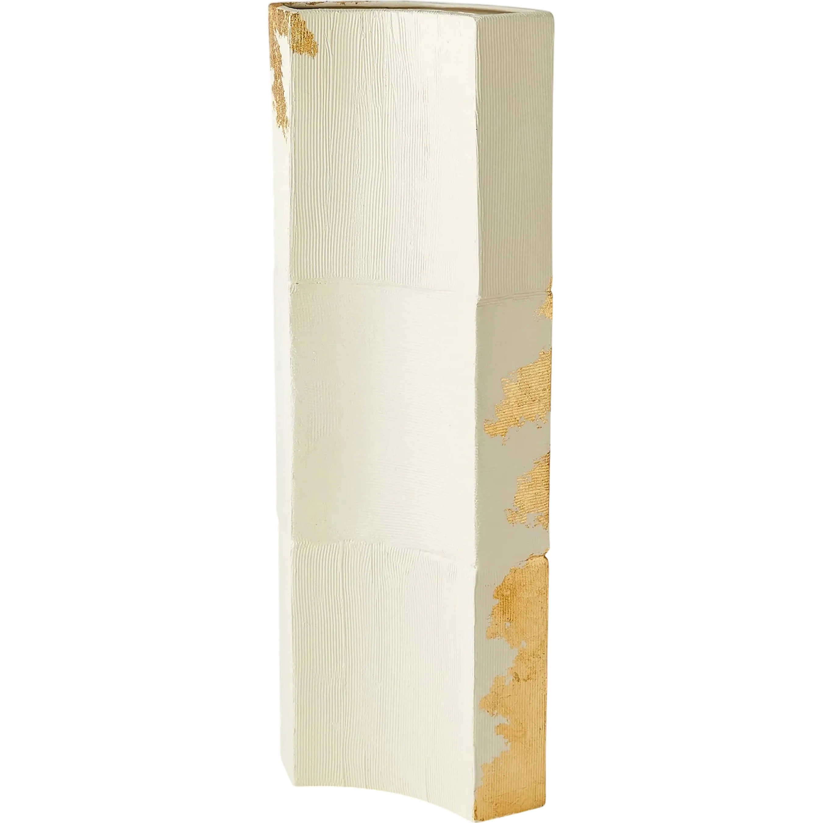Splashy Gold Leaf Vase - Image 4