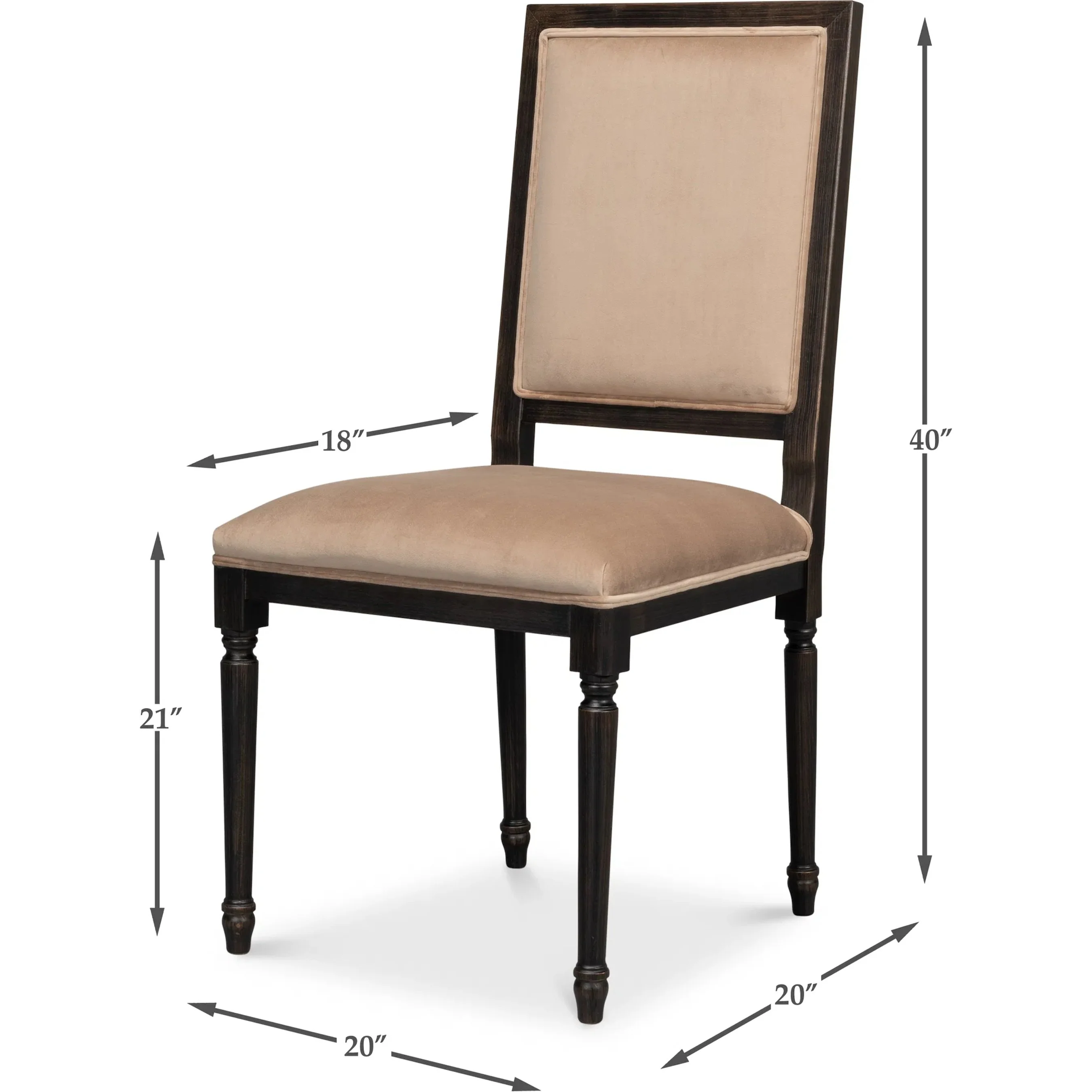 Square Back Side Chair (Set of 2) - Image 6