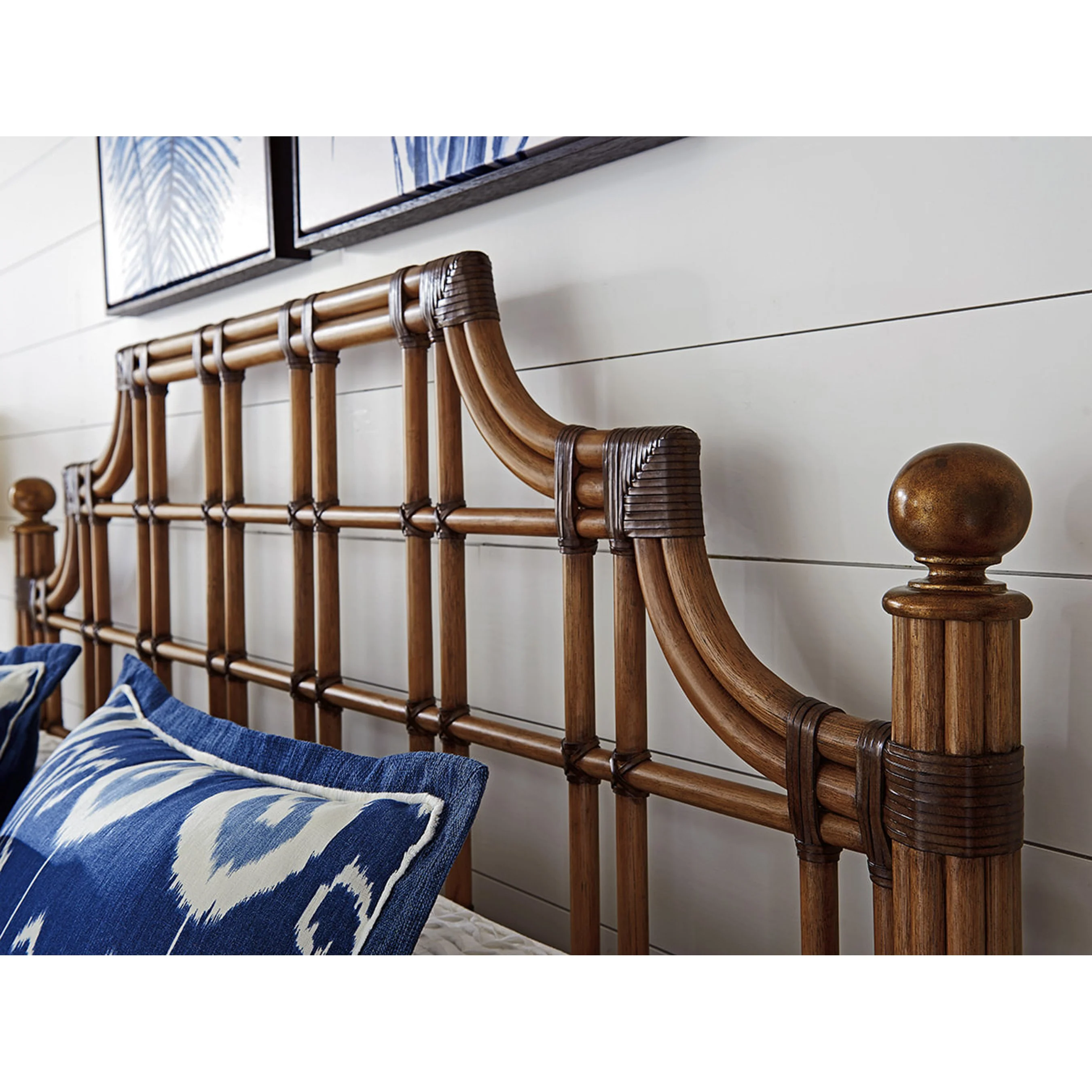 St. Kitts Rattan Bed - Image 3