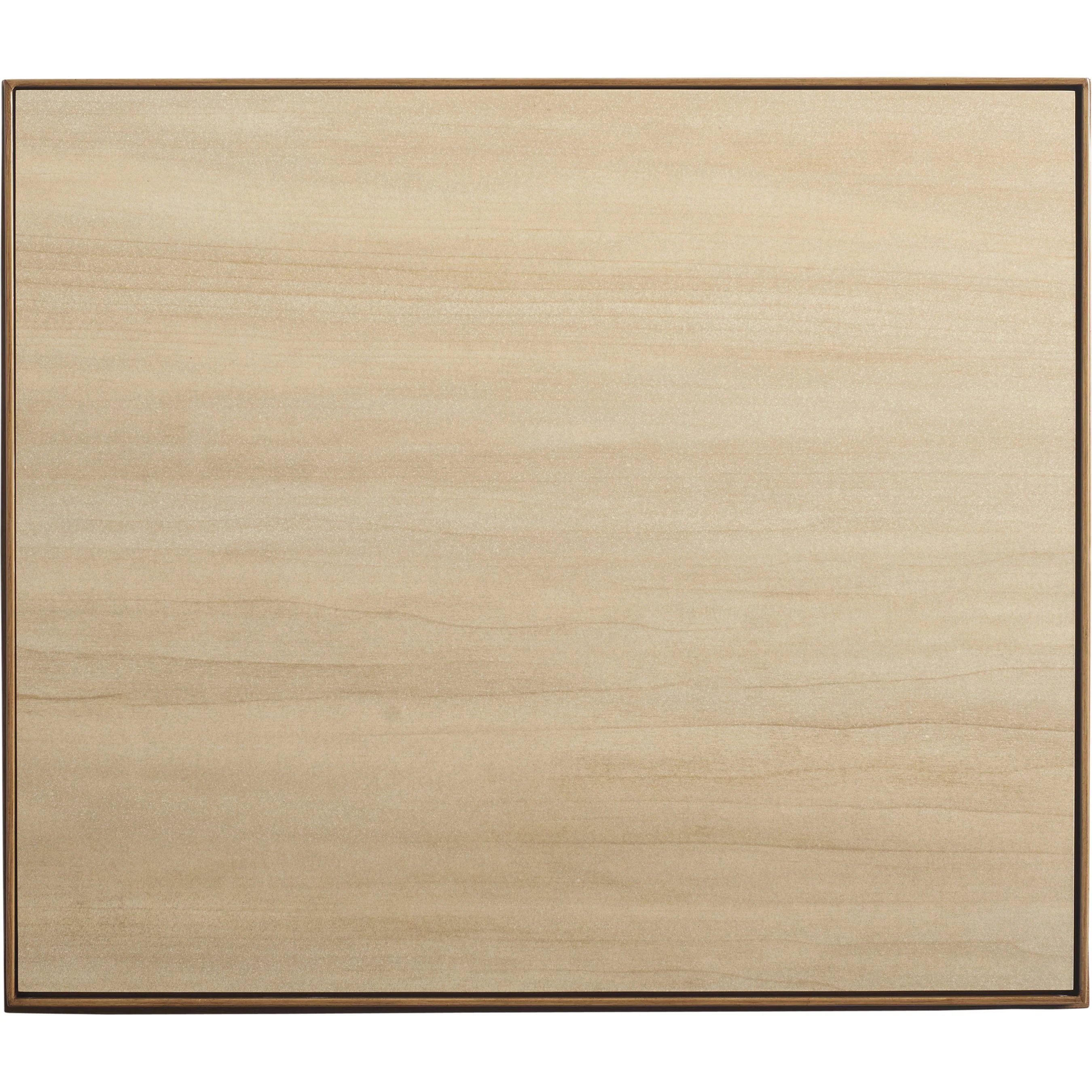 St Tropez Brown Rectangular End Table - Image 2